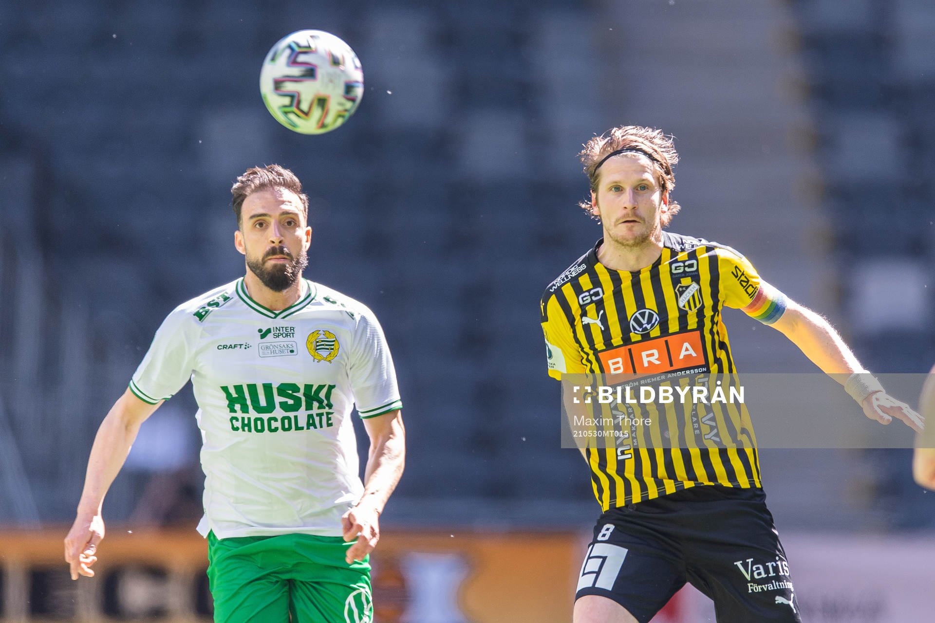 Hammarbys Abdul Khalili och Häckens Erik Friberg