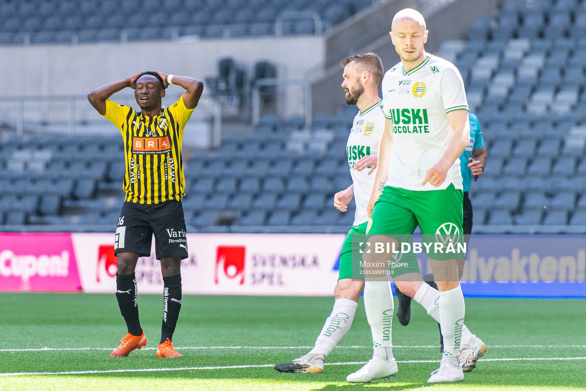 Häckens Benie Adama Traore deppar