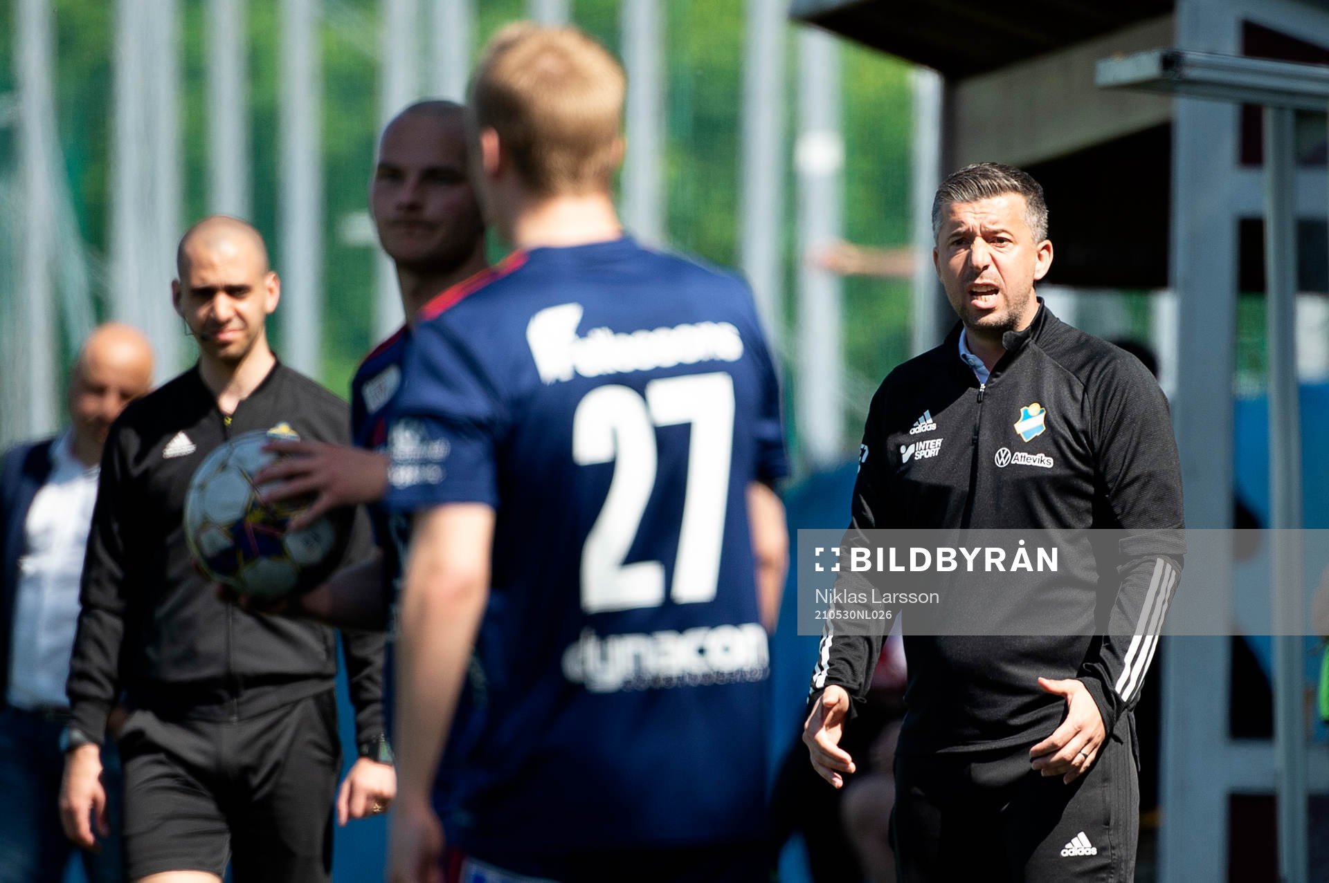 Östers tränare Dennis Velic
