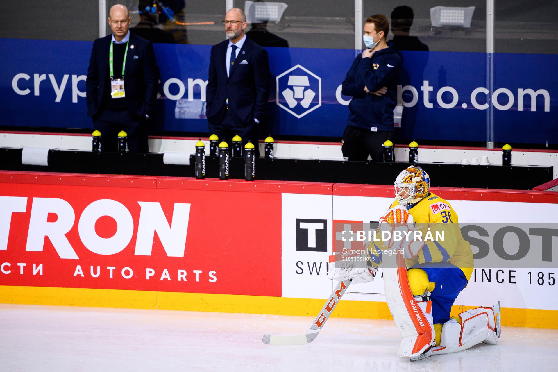 Goalkeeper Viktor Fasth of Sweden