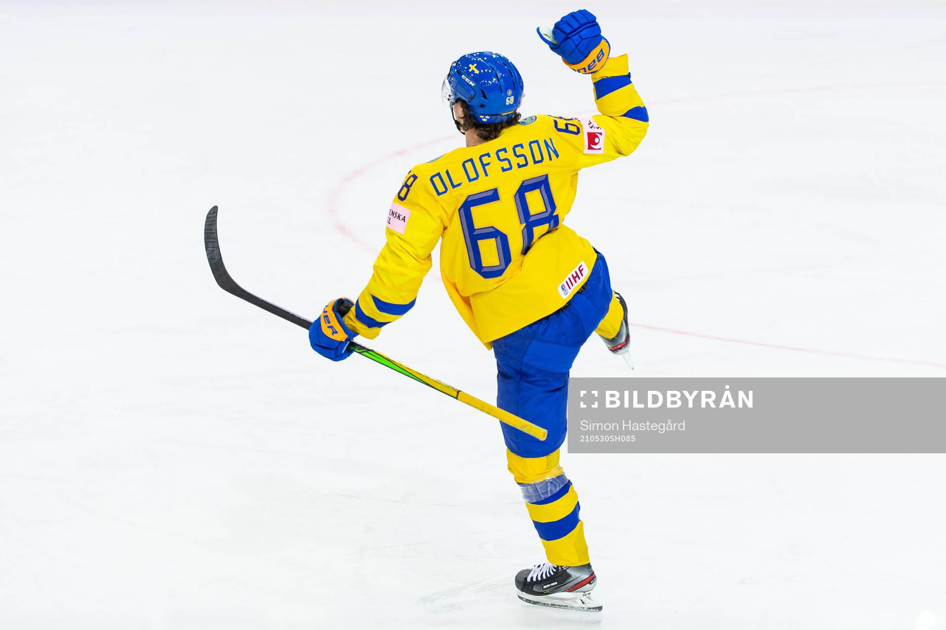Victor Olofsson of Sweden celebrates