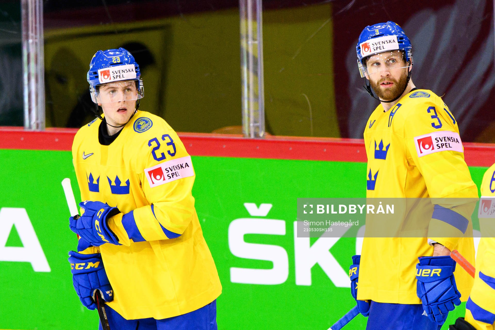Jesper Sellgren and Klas Dahlbeck of Sweden