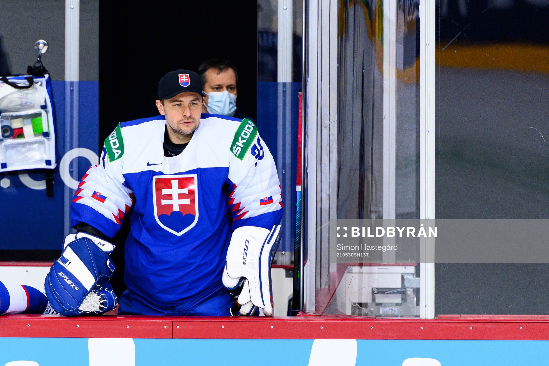 Goalkeeper Julius Hudacek of Slovakia
