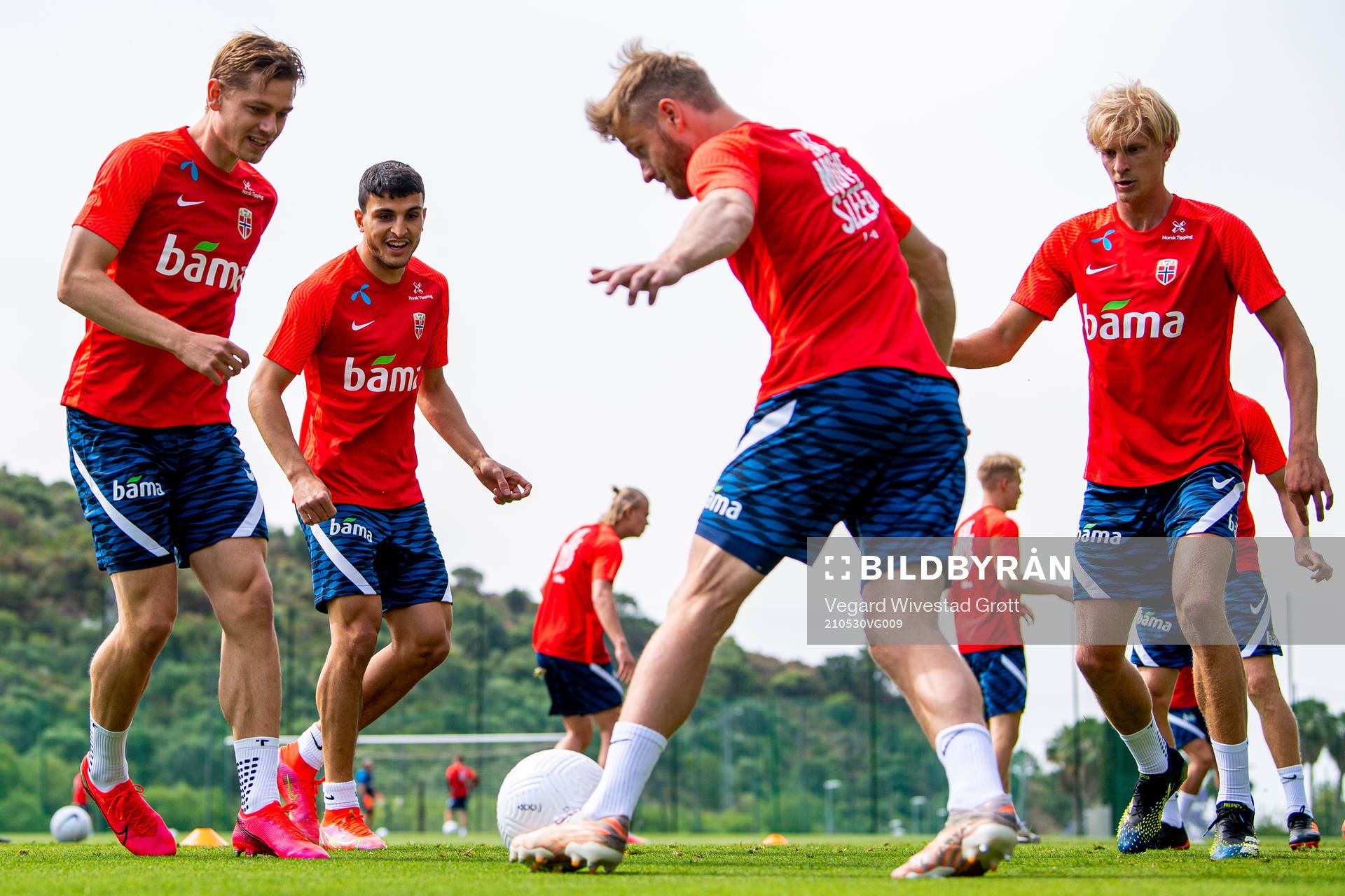 Julian Ryerson, Mohamed Elyounoussi, Fredrik Midtsjø and