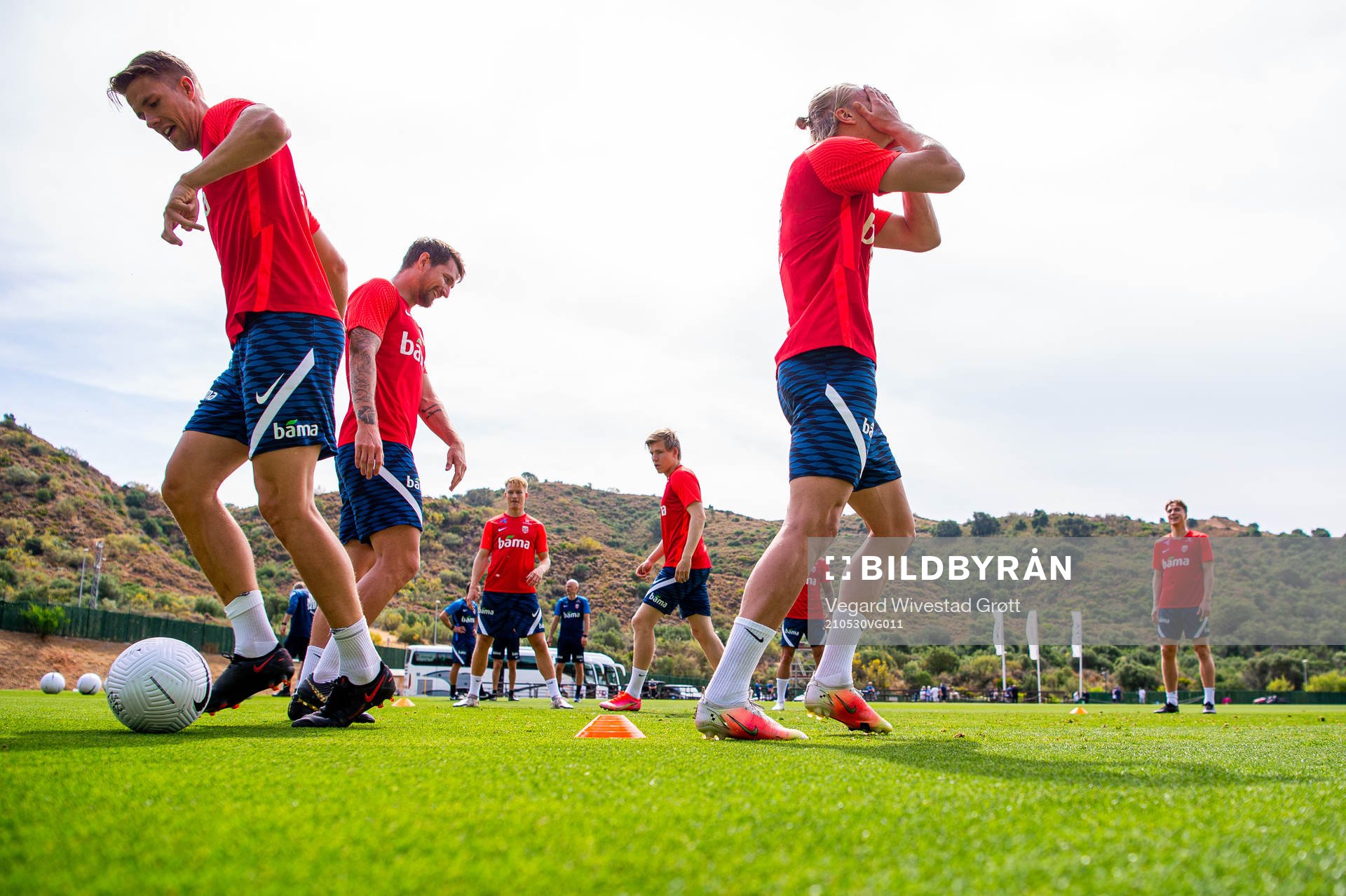 Kristoffer Ajer, Stefan Strandberg and Erling Braut Haaland