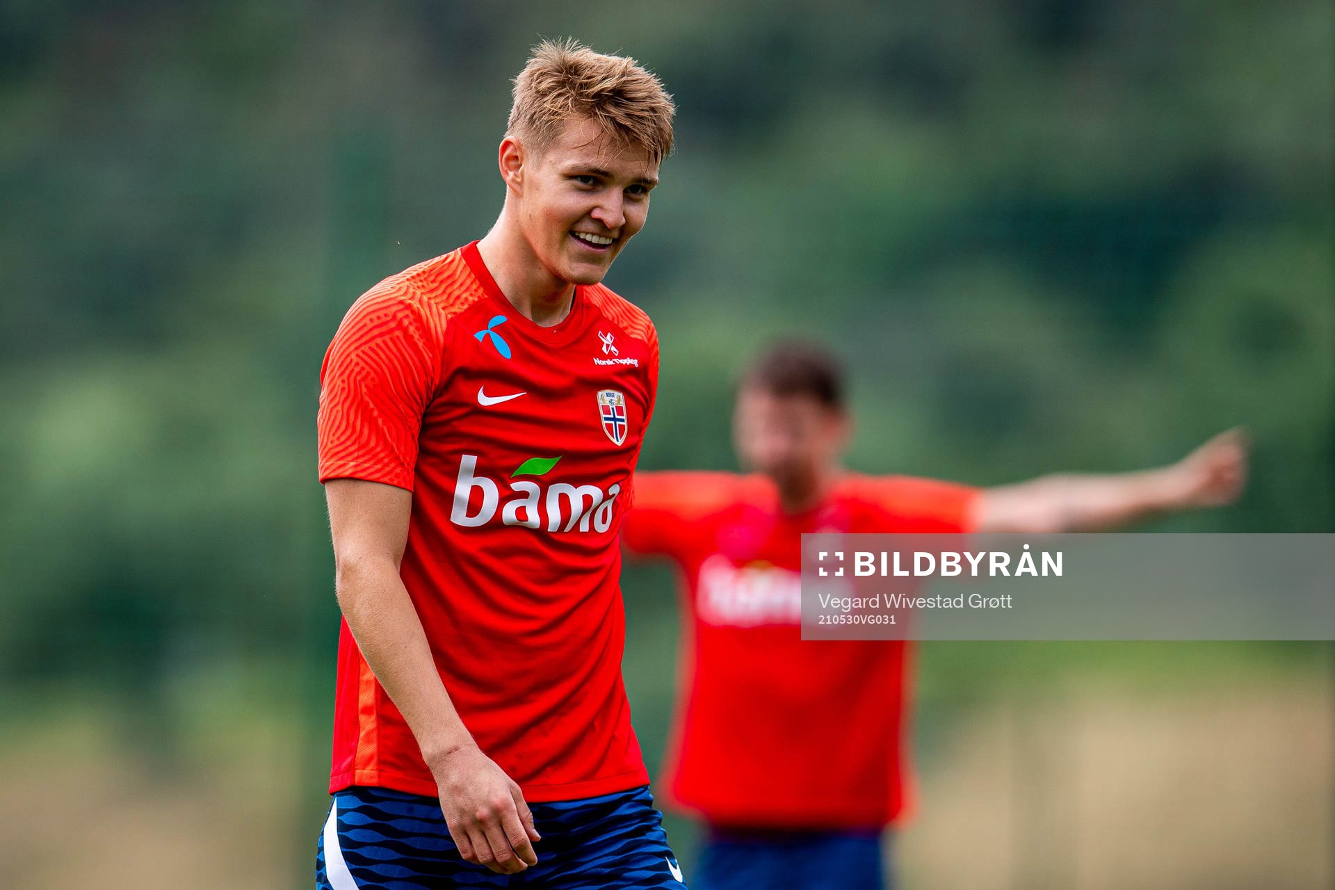 Martin Ødegaard of the Norwegian national football team