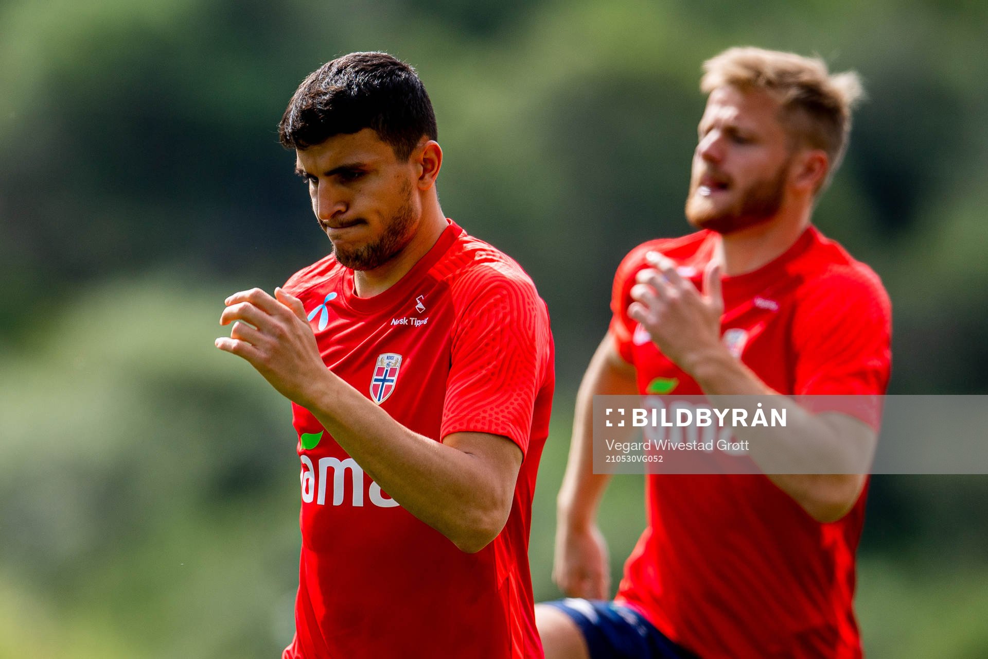 Mohamed Elyounoussi of the Norwegian national football team
