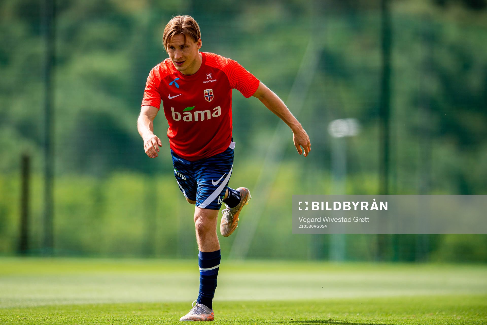 Jonas Svensson of the Norwegian national football team