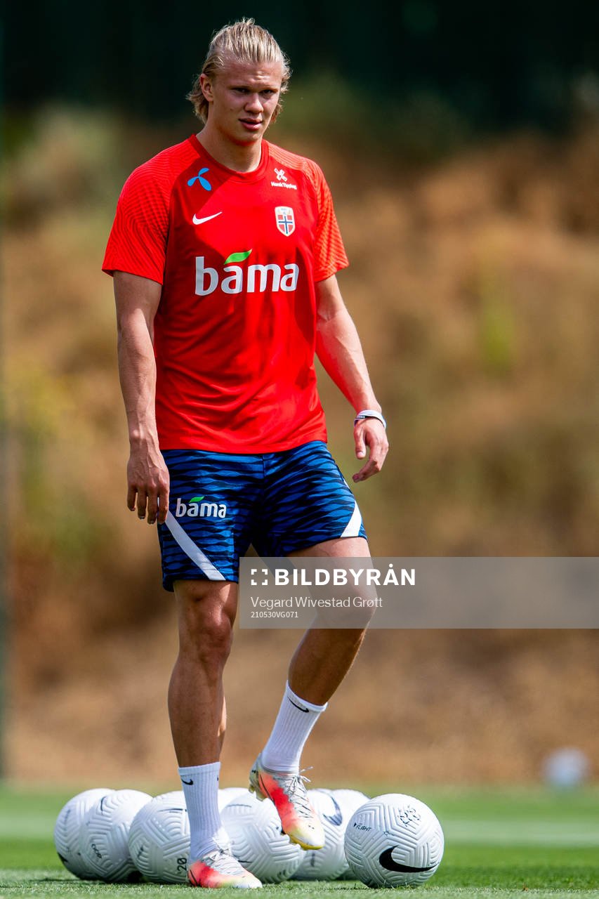 Erling Braut Haaland of the Norwegian national football team