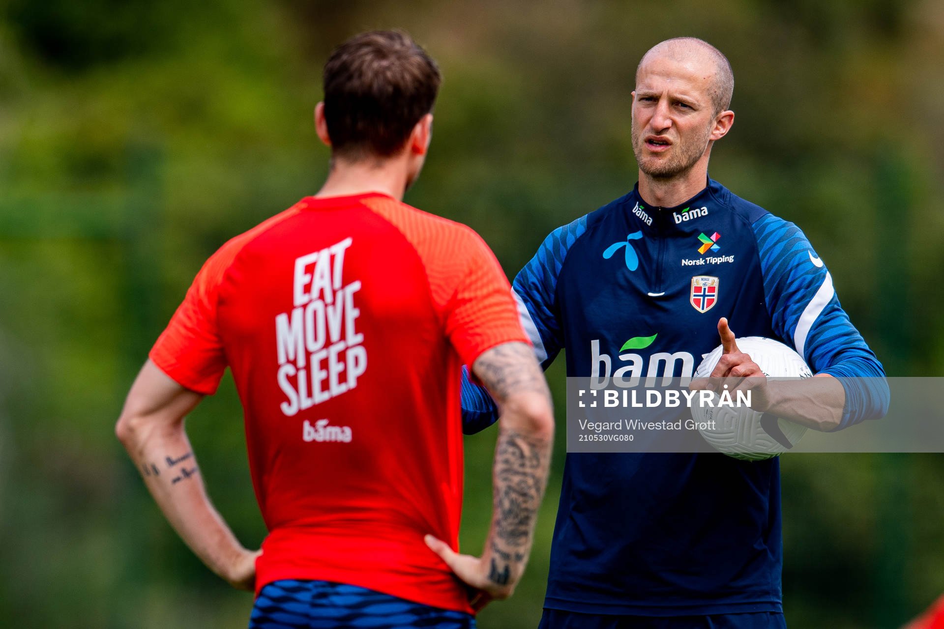 Brede Hangeland, player manager of the Norwegian national