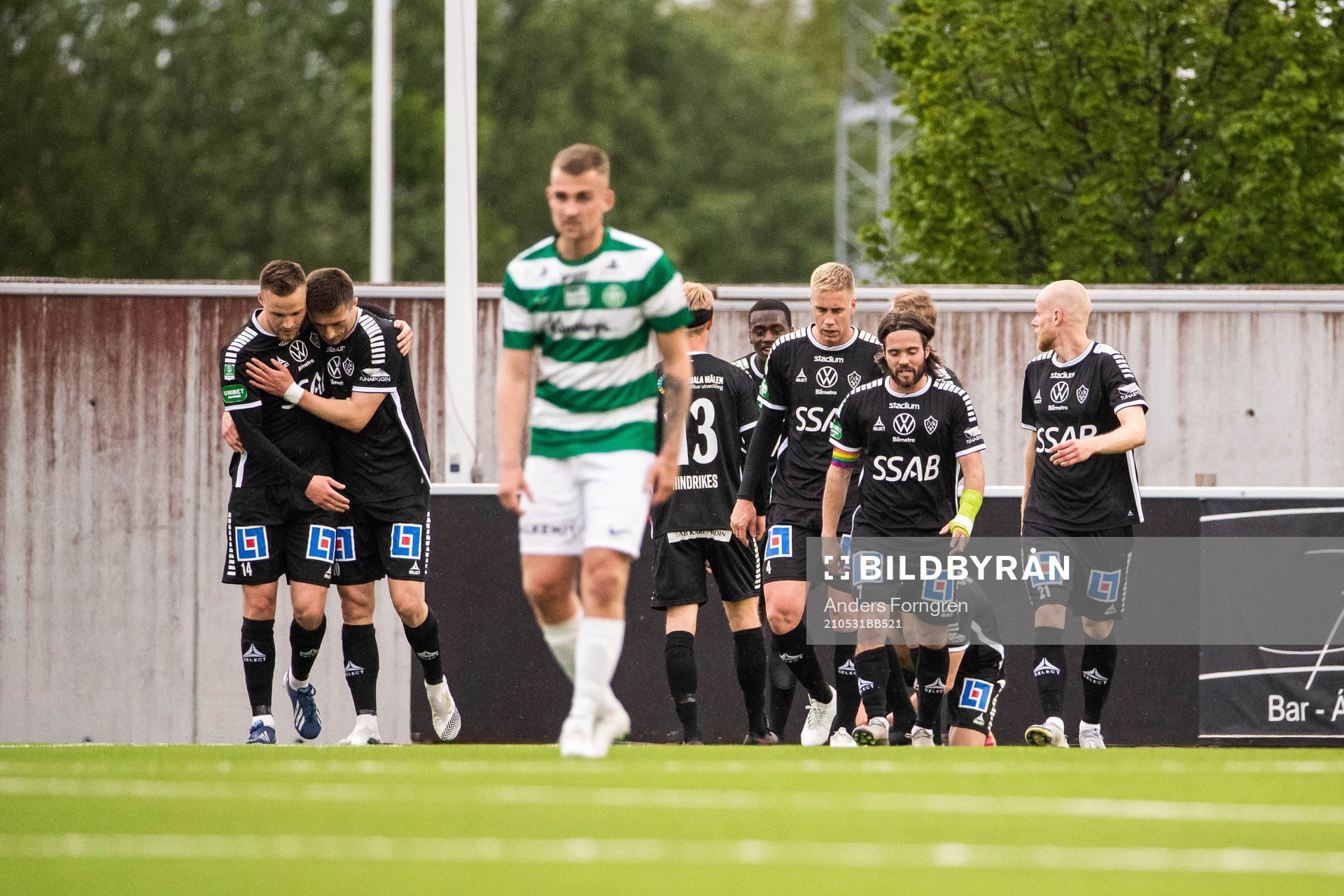 Brages Niklas Söderberg jublar med lagkamrater