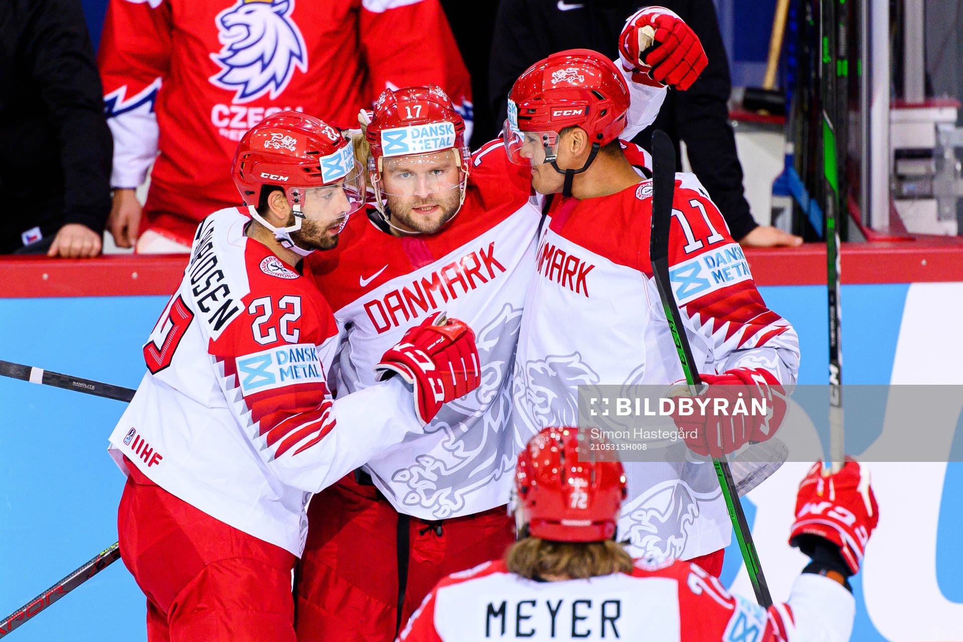 Nicklas Jensen, Markus Lauridsen and Alexander True of