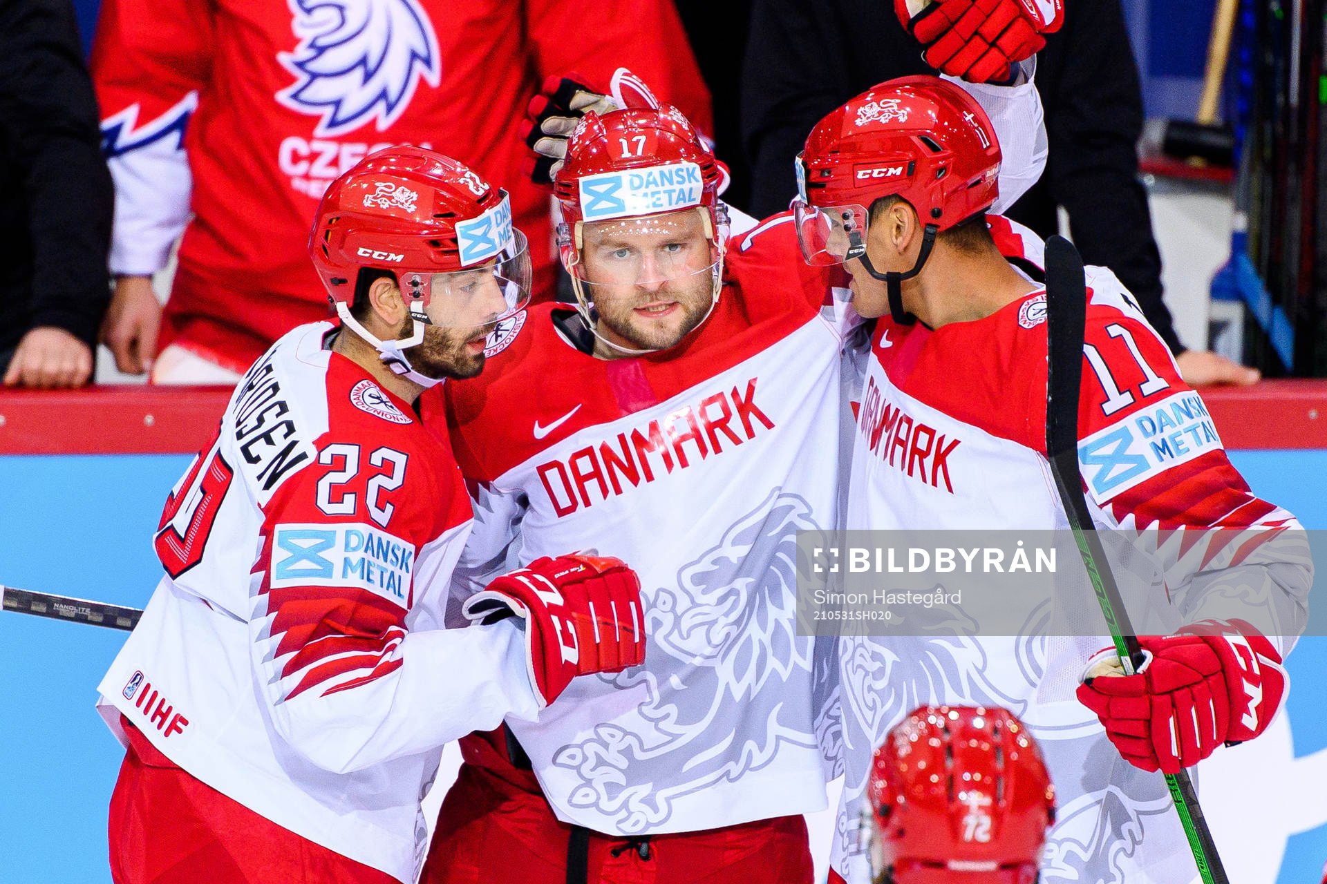 Nicklas Jensen, Markus Lauridsen and Alexander True of