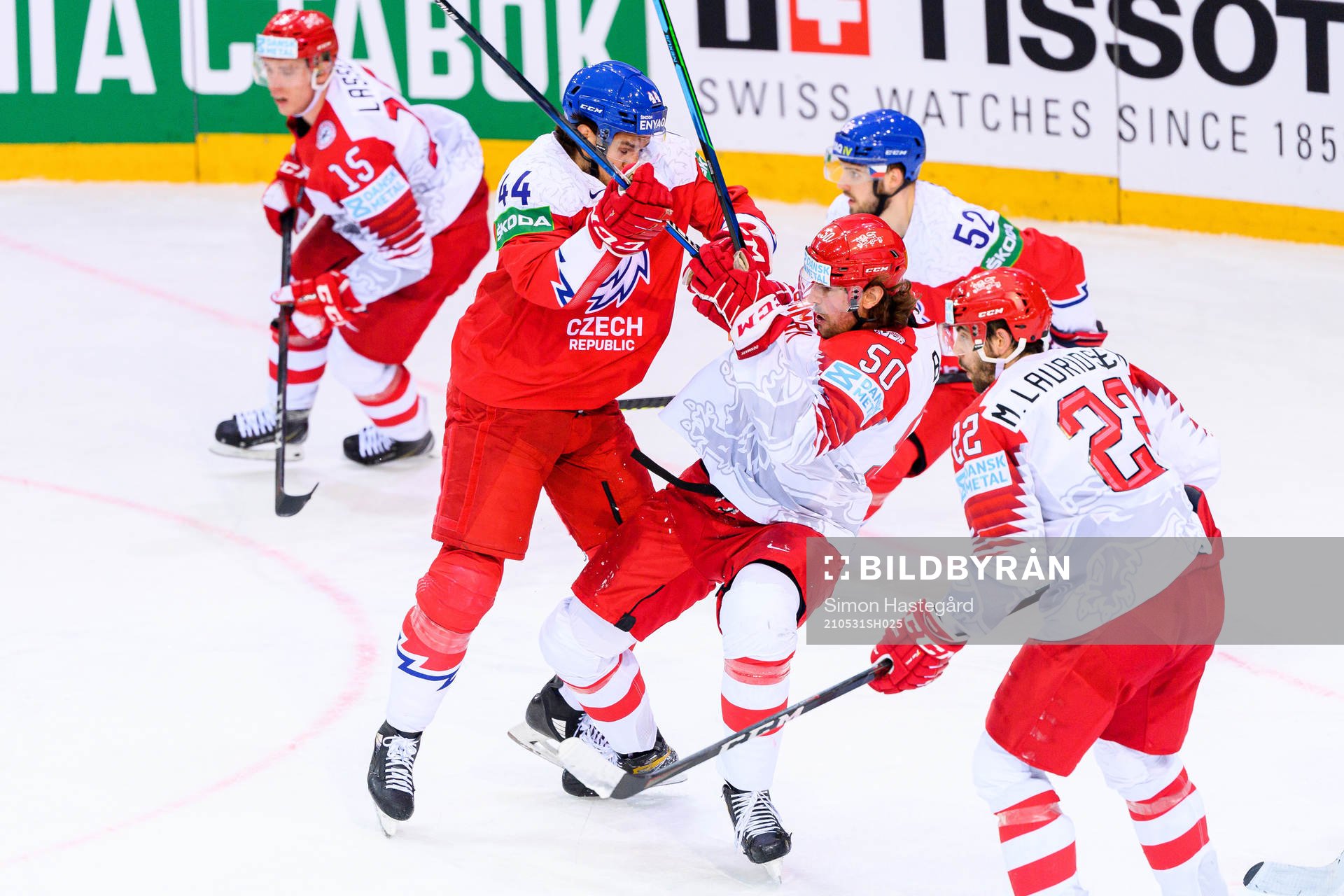 Matej Stransky of Czech Republic and Mathias Bau of Denmark