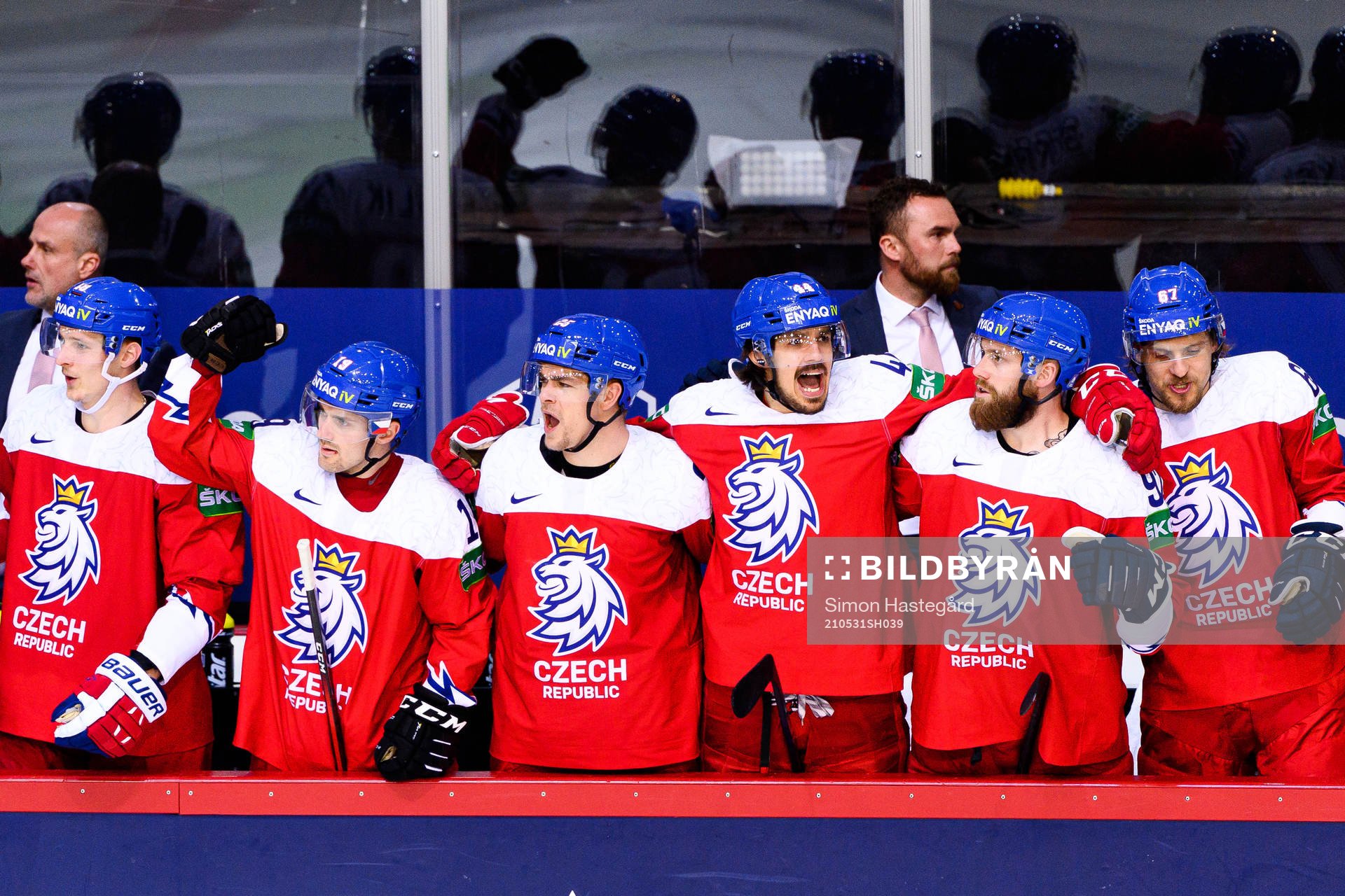 Players of Czech Republic celebrate