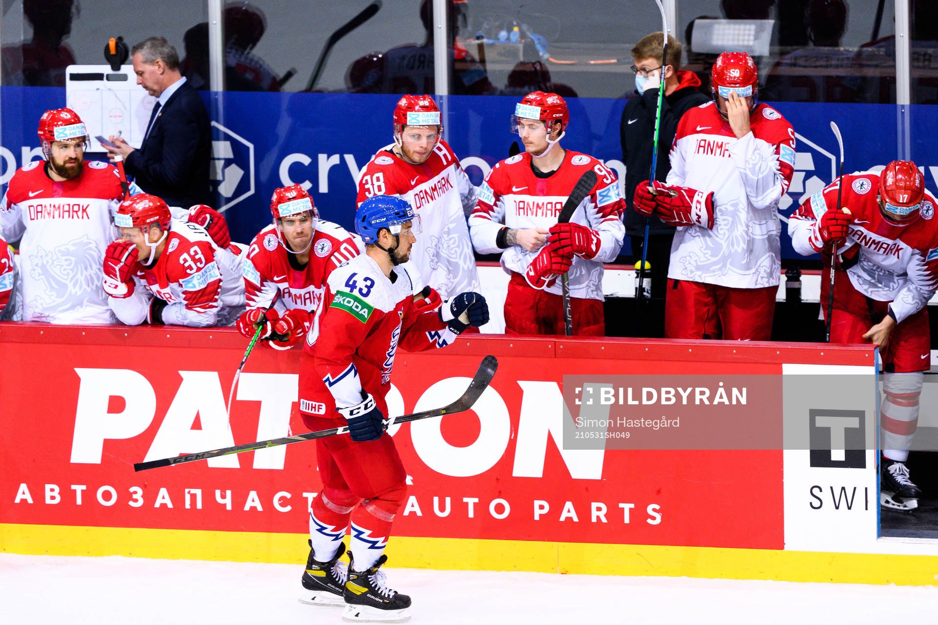 Jan Kovar of Czech Republic celebrate a shootout goal