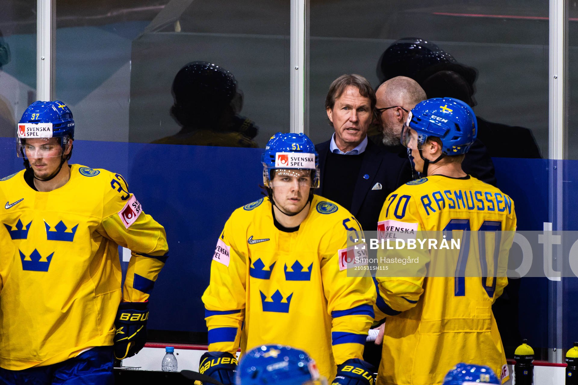 Johan Garpenlöv, Head coach and Markus Åkerblom,