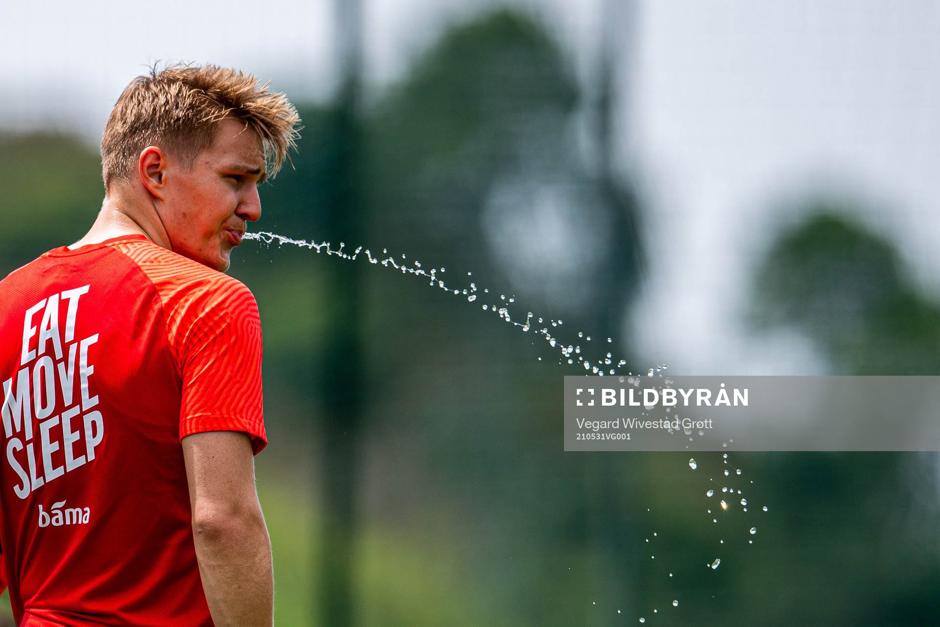 Martin Ødegaard of the Norwegian national football team