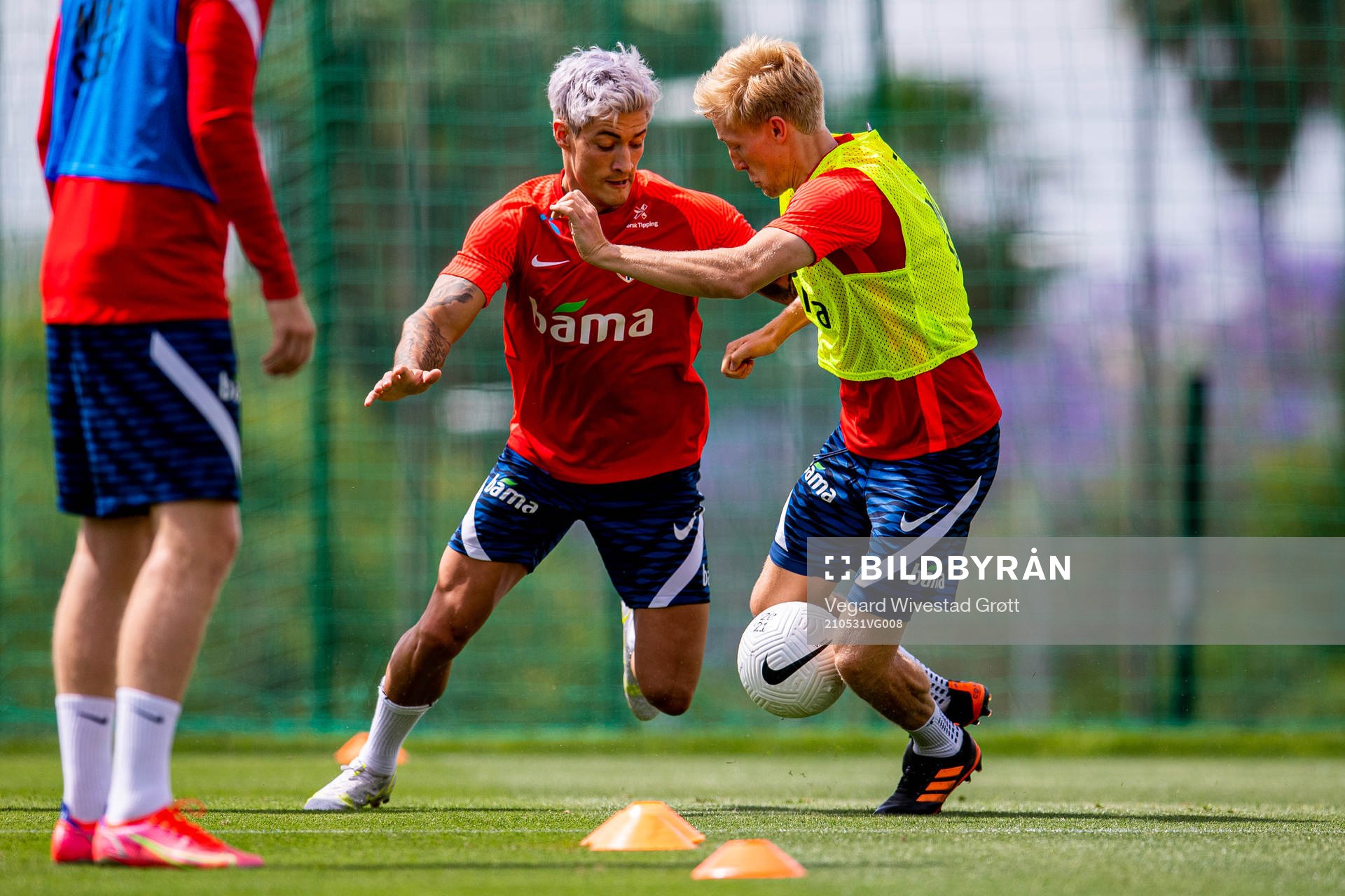 Mathias Normann and Birger Meling of the Norwegian national