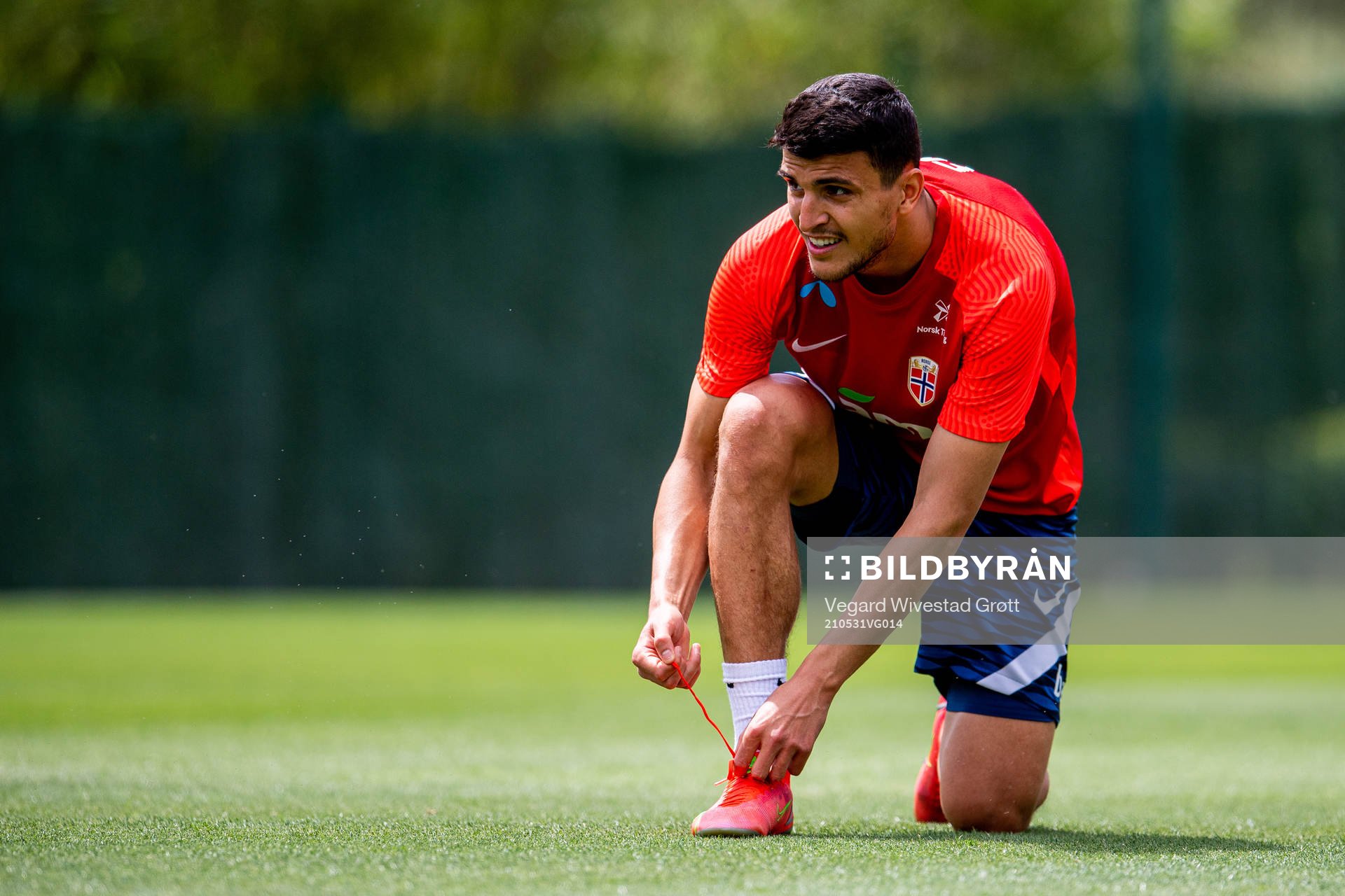 Mohamed Elyounoussi of the Norwegian national football team