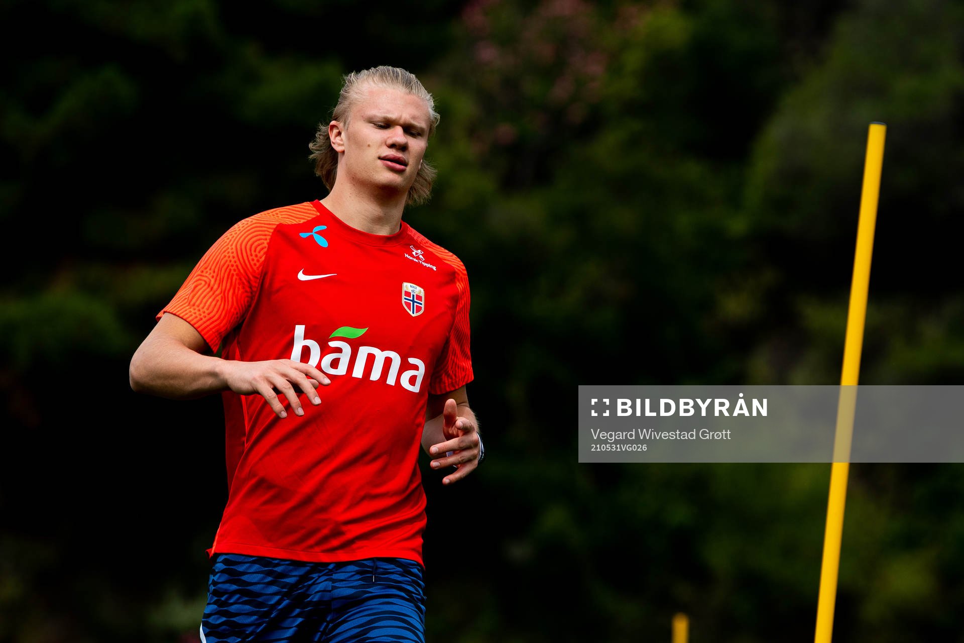 Erling Braut Haaland of the Norwegian national football team