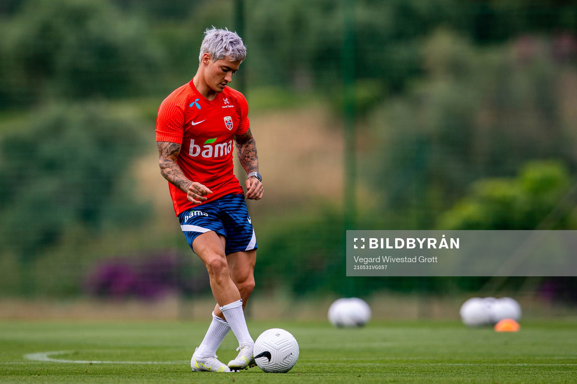 Mathias Normann of the Norwegian national football team