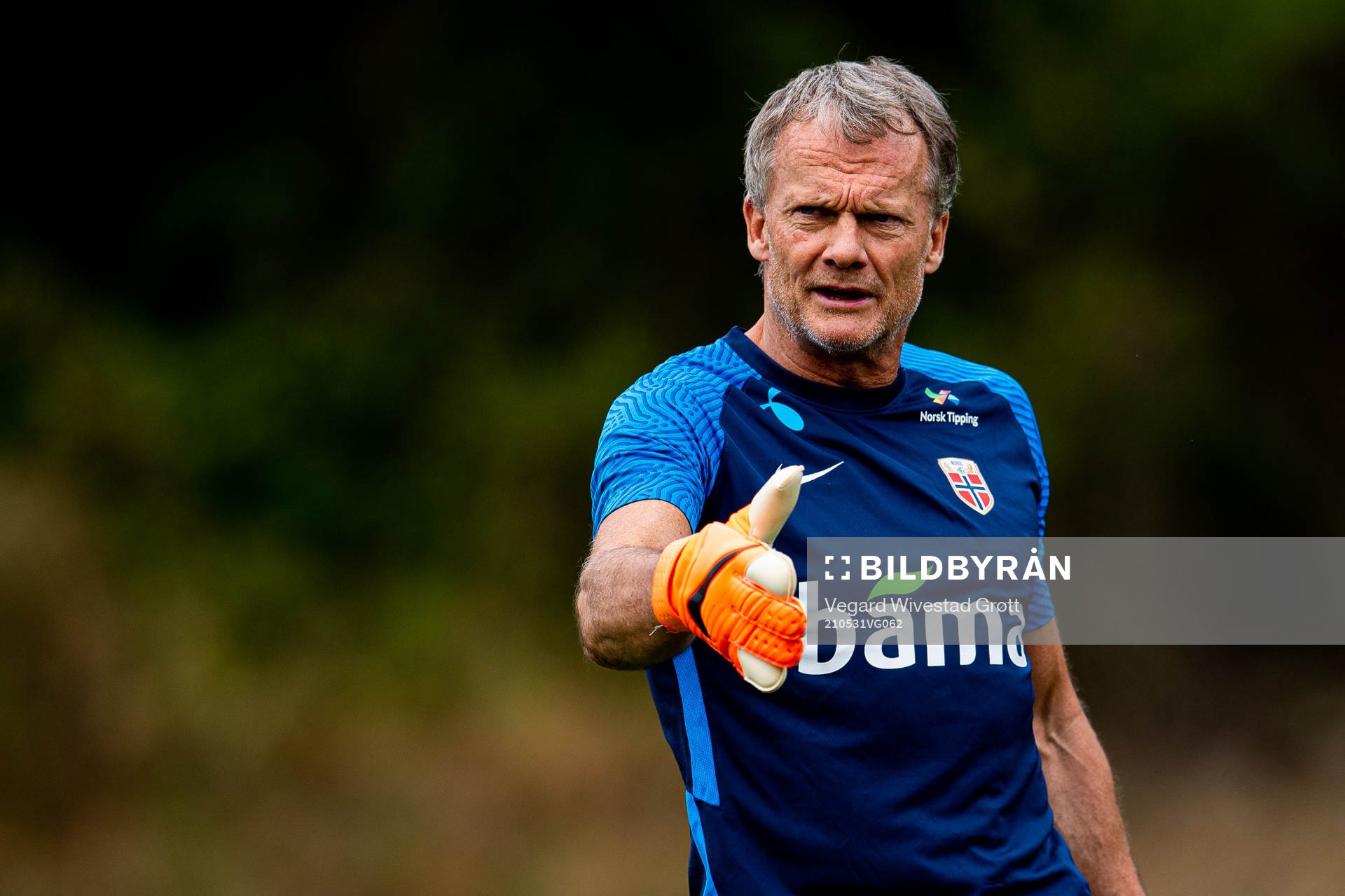Frode Grodås, goalkeeper coach of the Norwegian national
