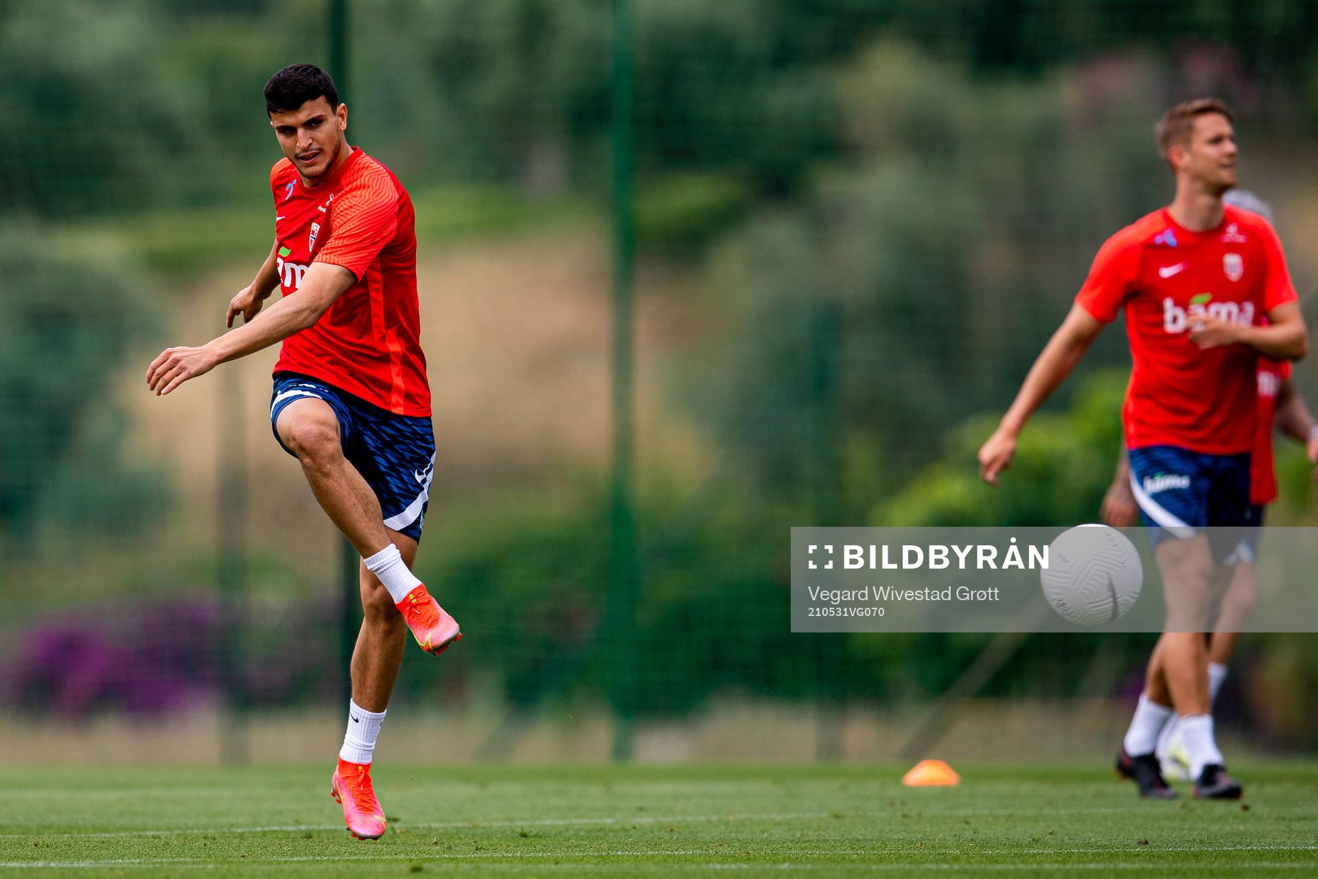 Mohamed Elyounoussi of the Norwegian national football team