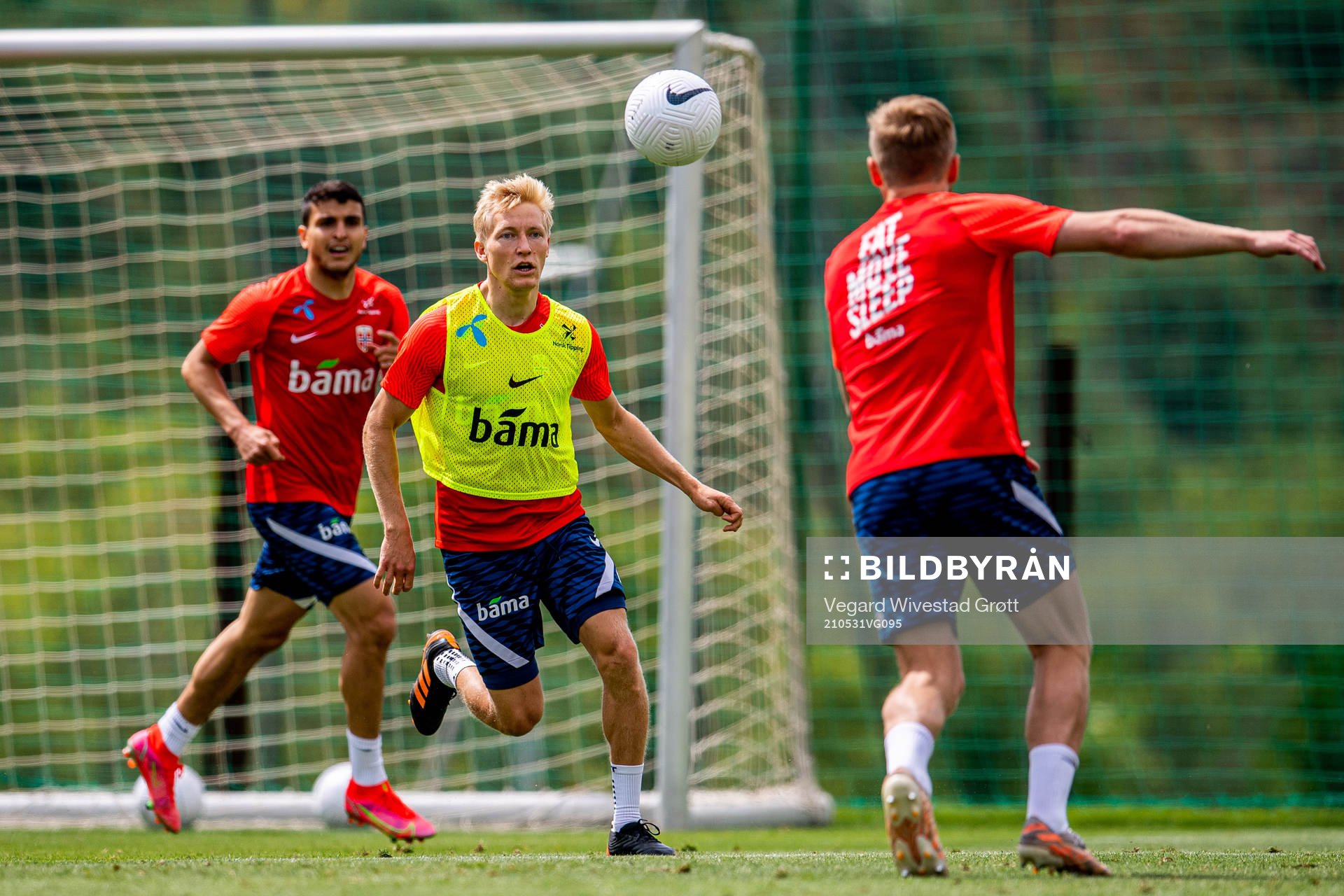 Birger Meling of the Norwegian national football team