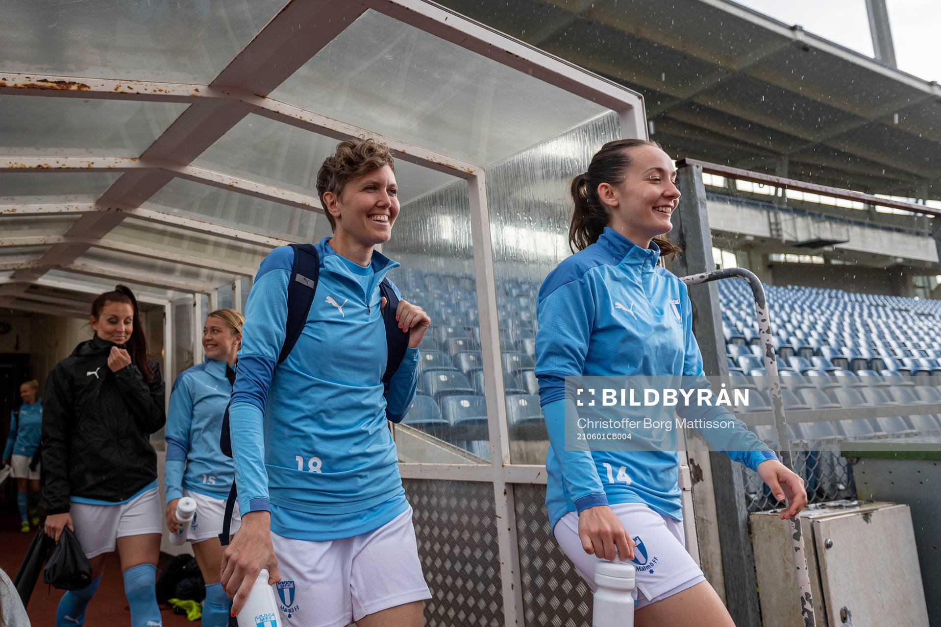 Malmö FFs Anna Hellsten och Martina Sutalo
