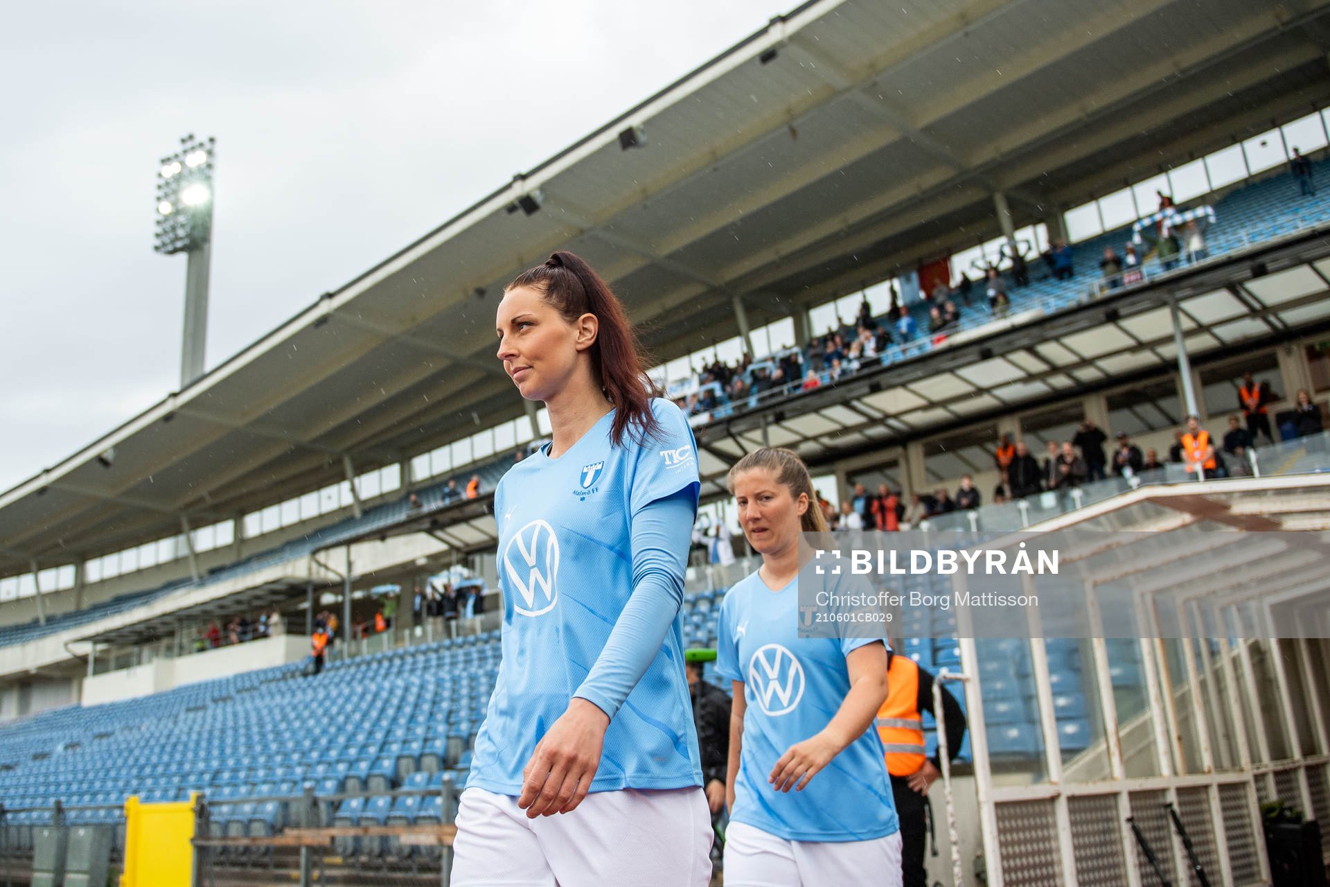 Malmö FFs Malin Gunnarsson och Lovisa Wifvesson