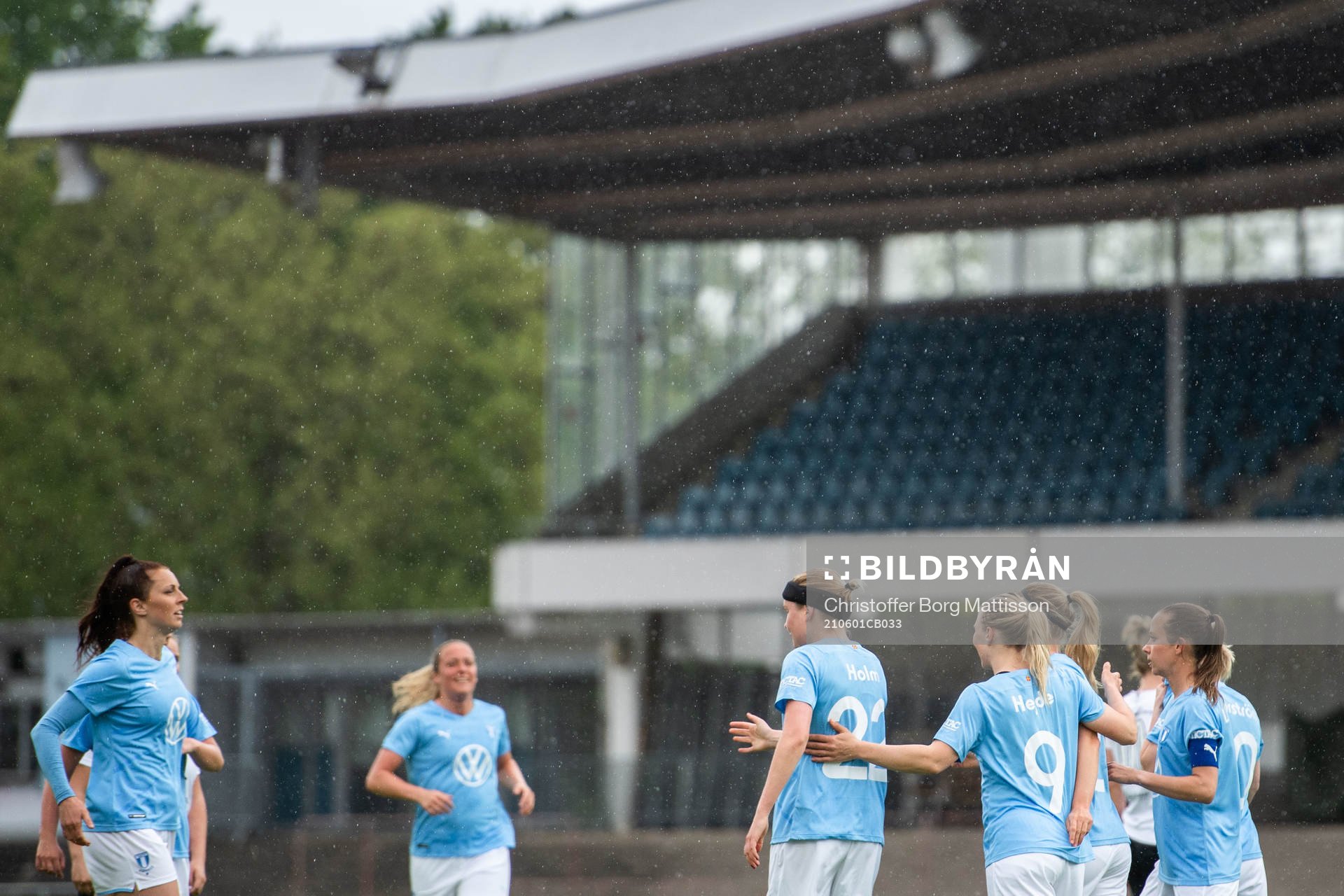 Malmö FFs spelare jublar