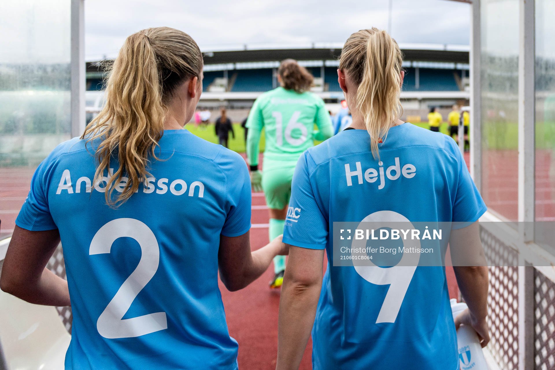 Malmö FFs Beatrice Andersson och Madeleine Hejde i