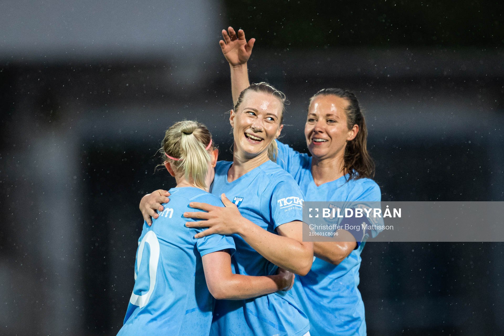 Malmö FFs Madeleine Hejde jublar