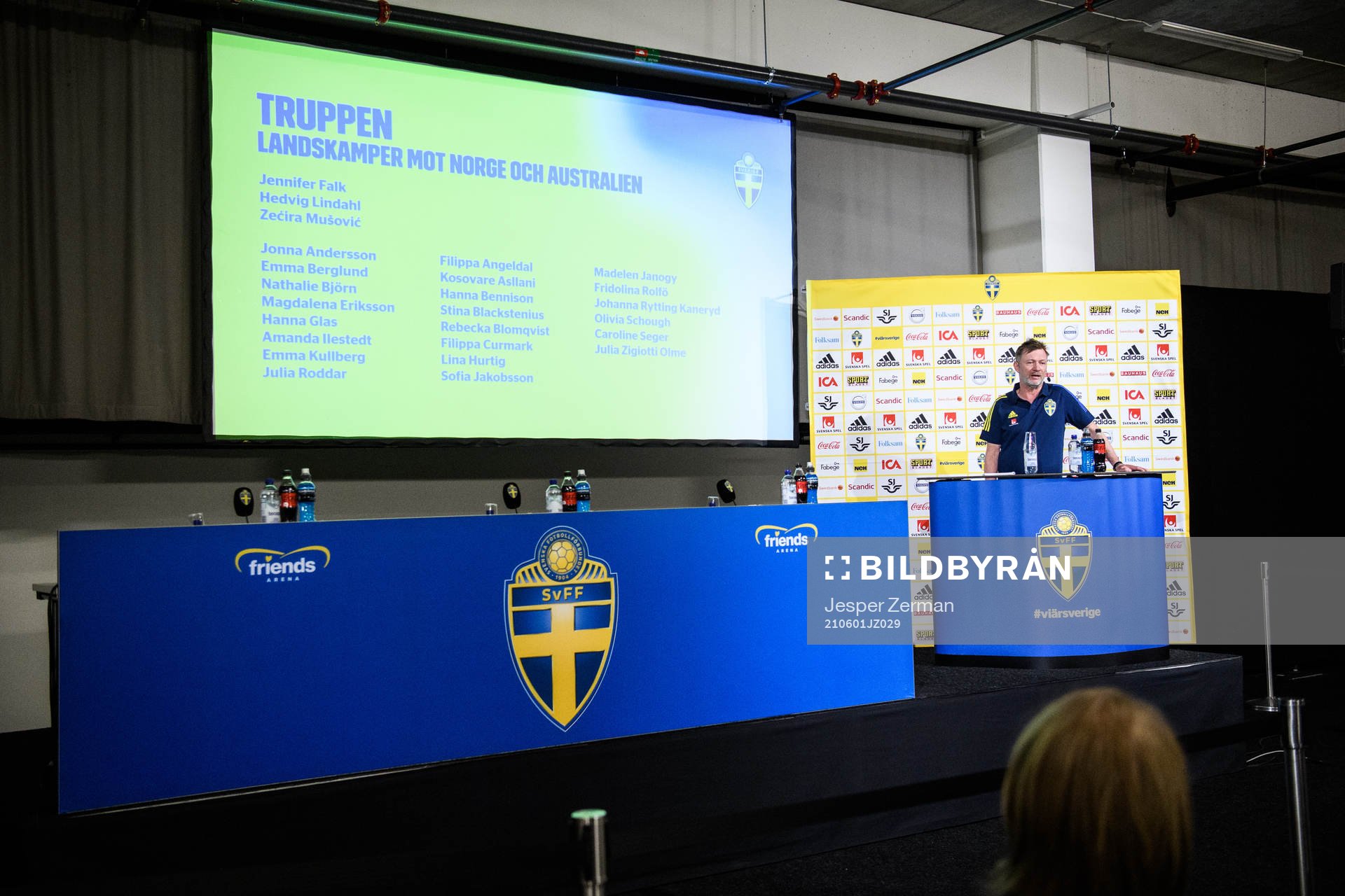 Sveriges förbundskapten Peter Gerhardsson