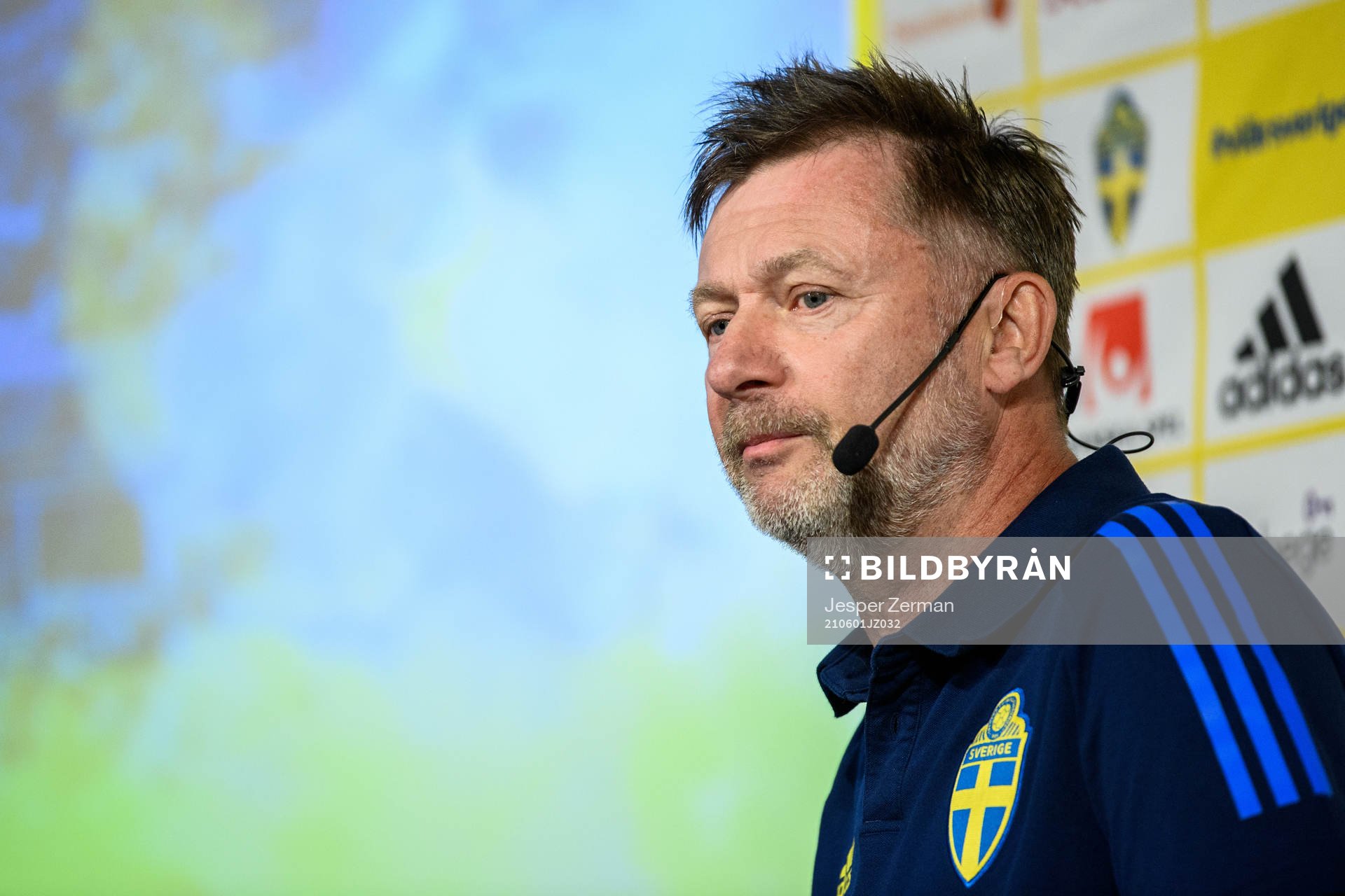 Sveriges förbundskapten Peter Gerhardsson