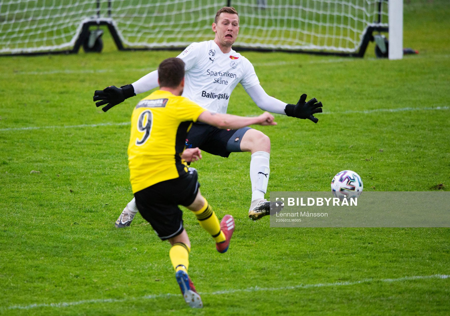 IFK Hässleholms Max i träningsmatchen mellan IFK