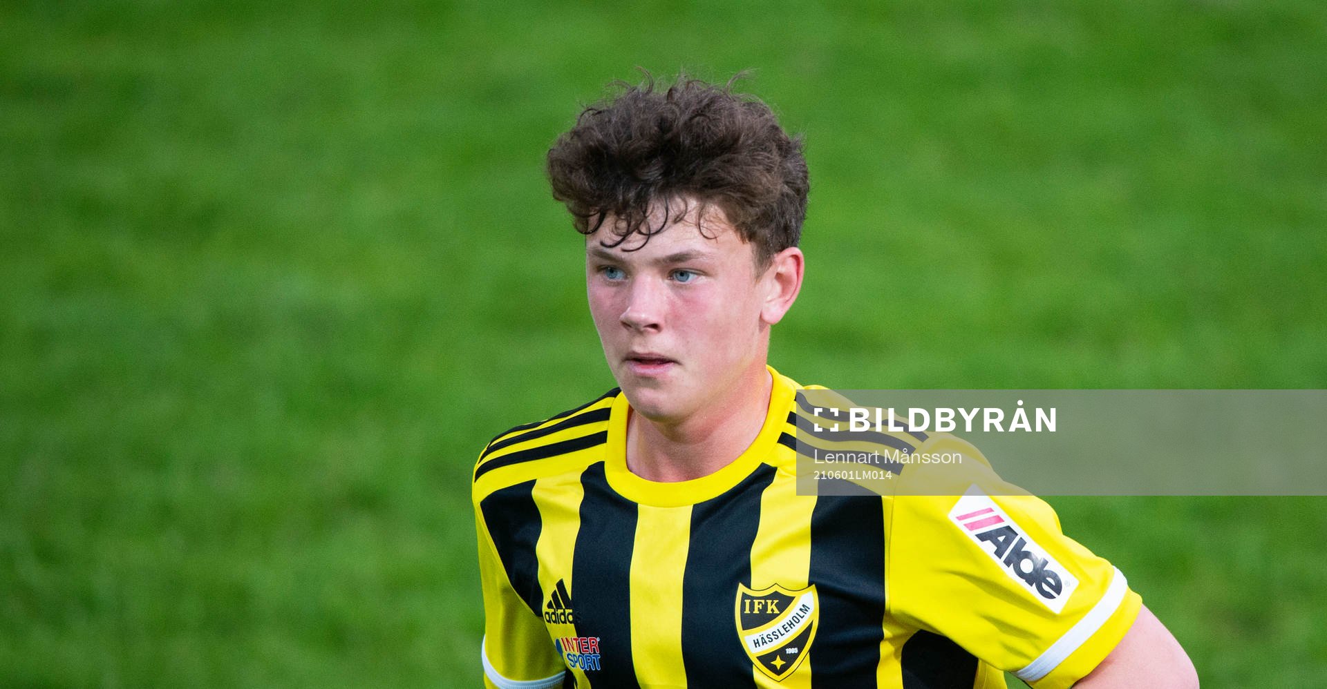 IFK Hässleholms Max Nilsson i träningsmatchen mellan IFK
