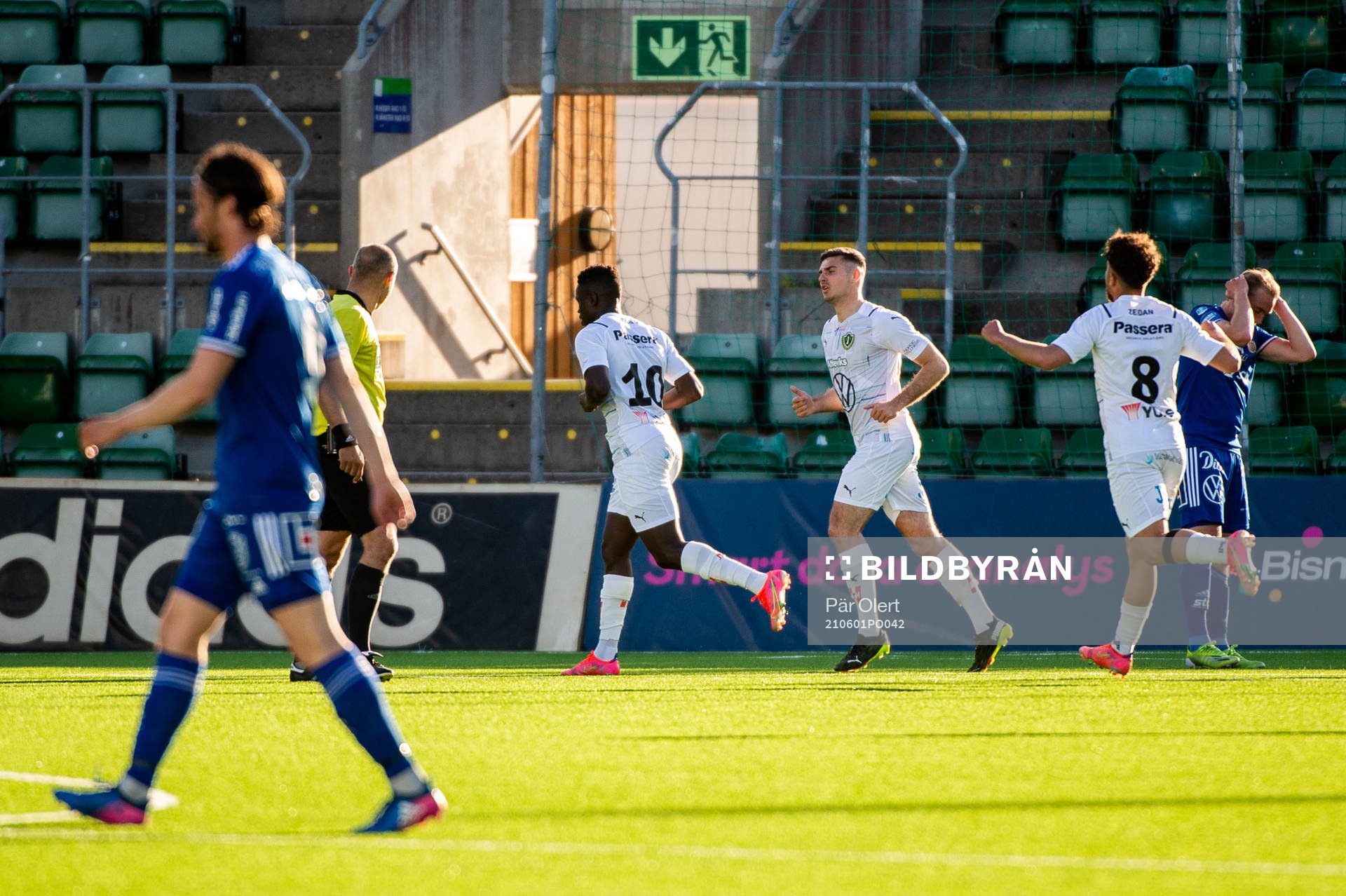 Jönköpings Eric Johana Omondi jublar