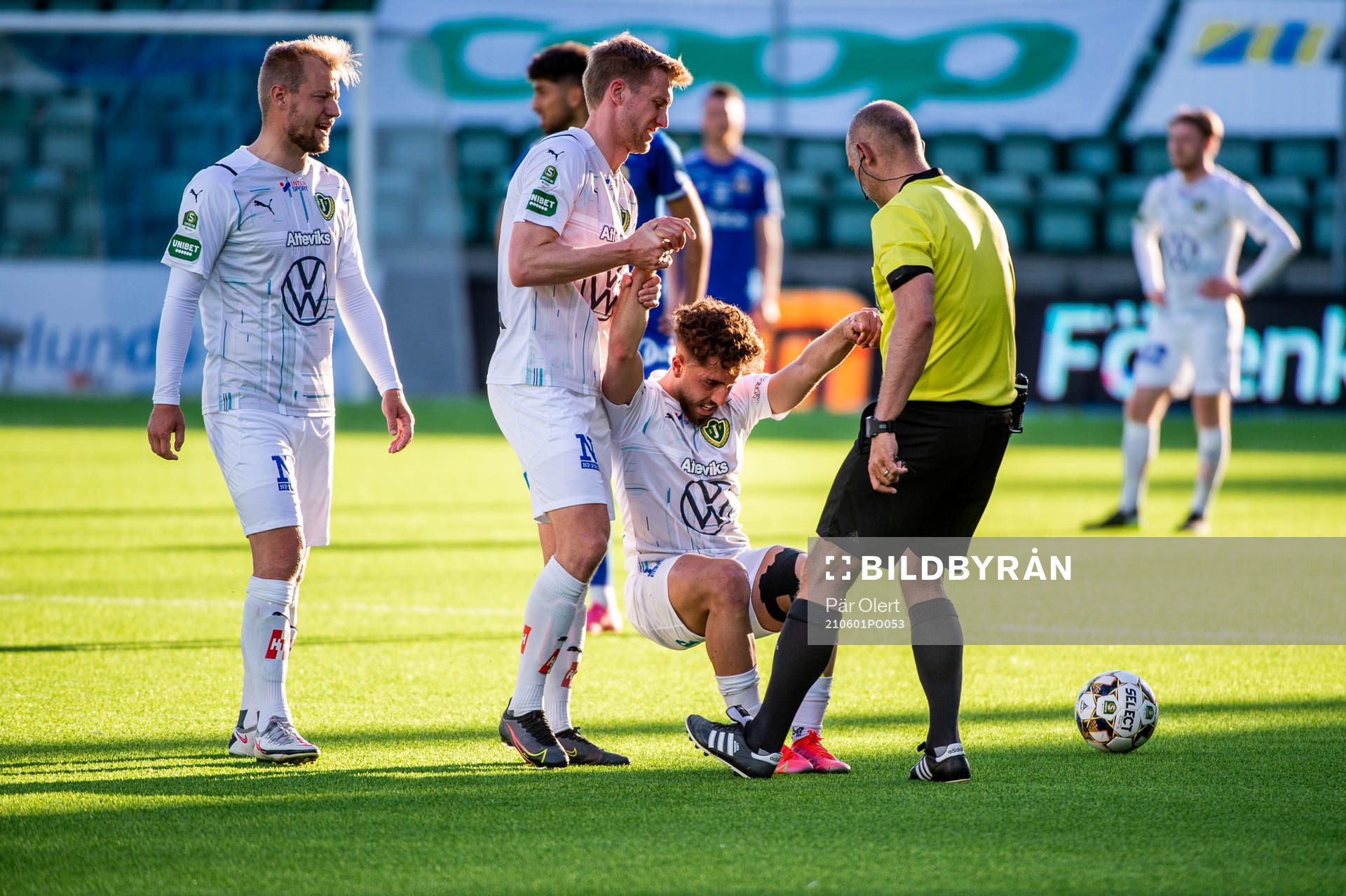 Jönköpings Moustafa Zeidan har ont