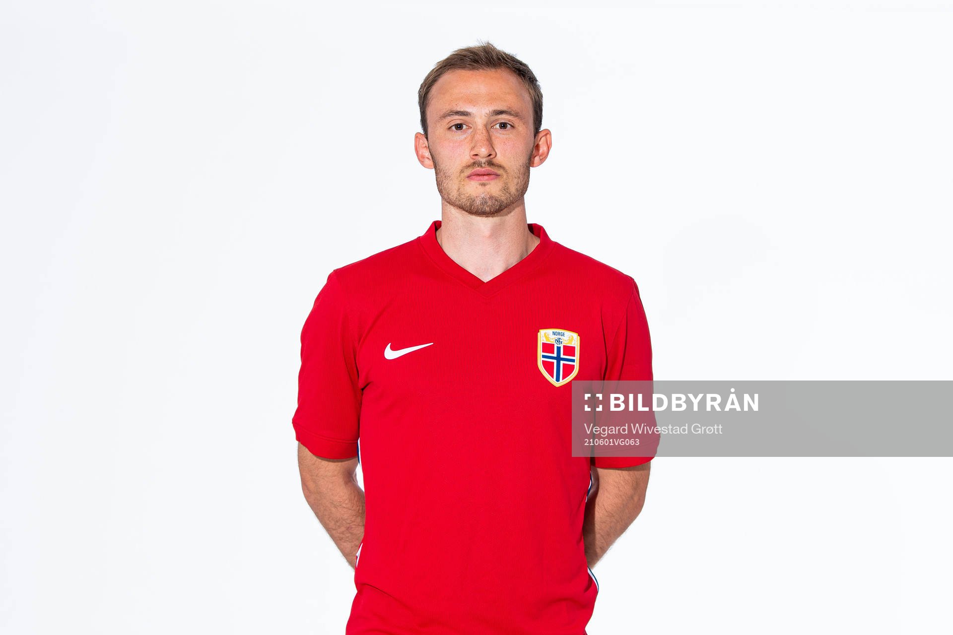 Fredrik Aursnes of the Norwegian national football team