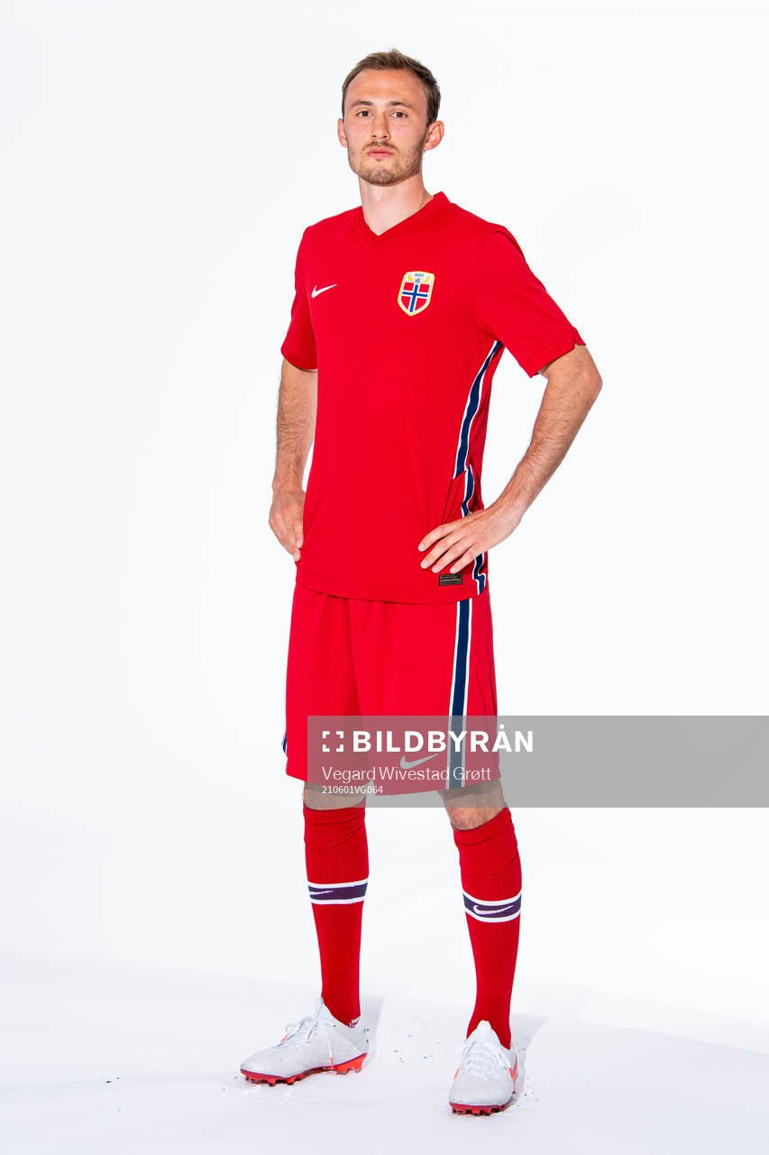 Fredrik Aursnes of the Norwegian national football team