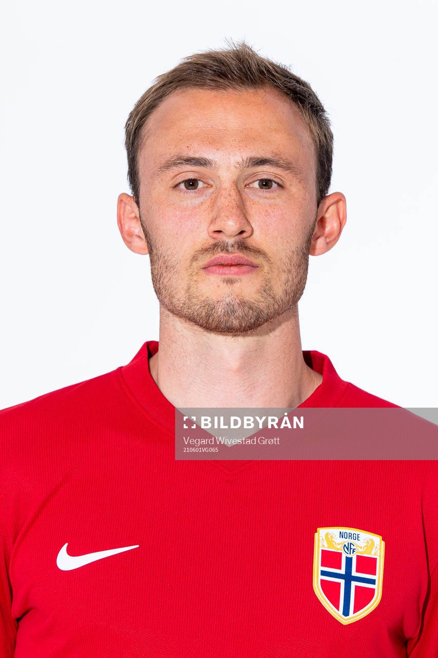 Fredrik Aursnes of the Norwegian national football team