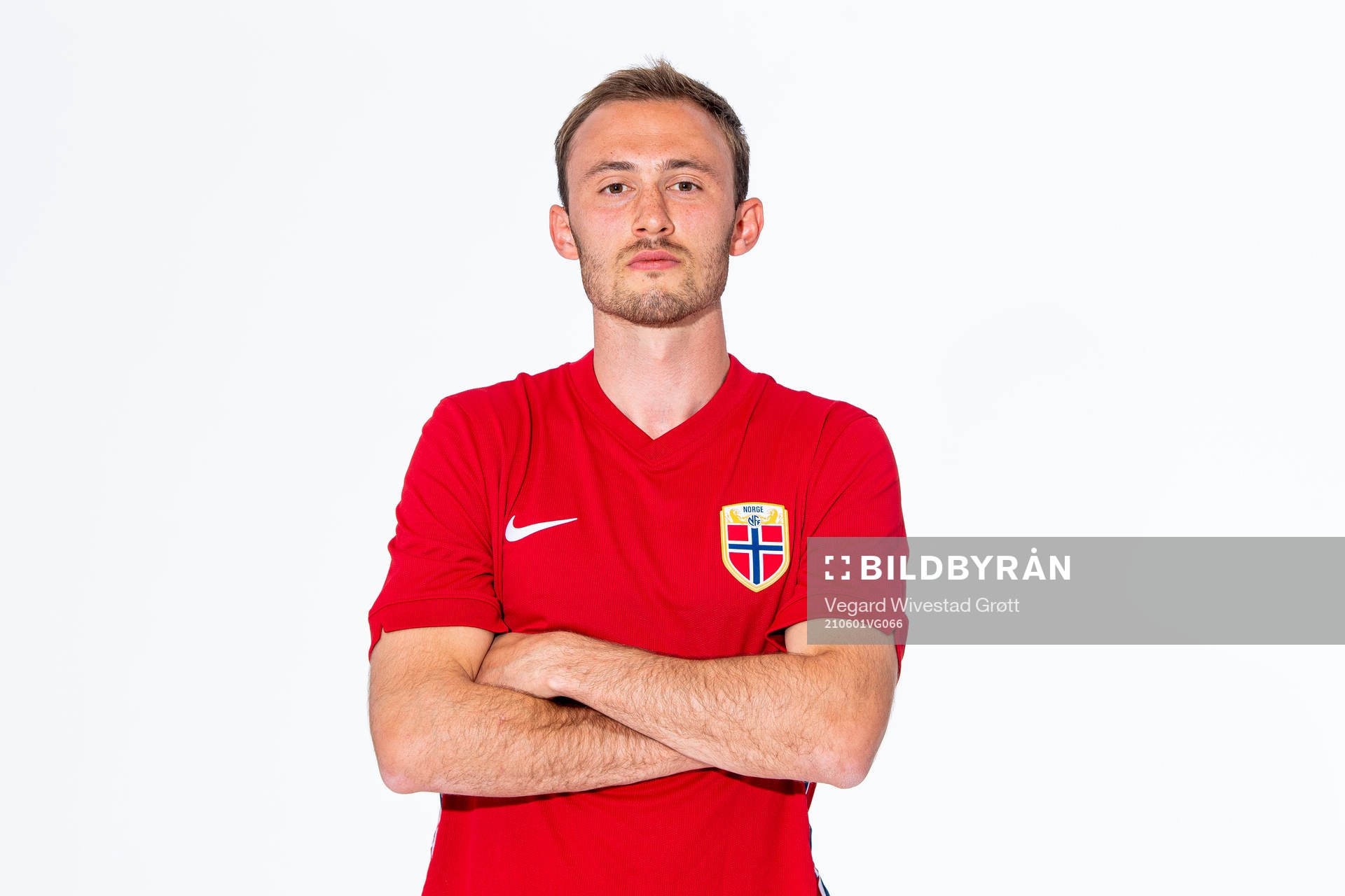 Fredrik Aursnes of the Norwegian national football team