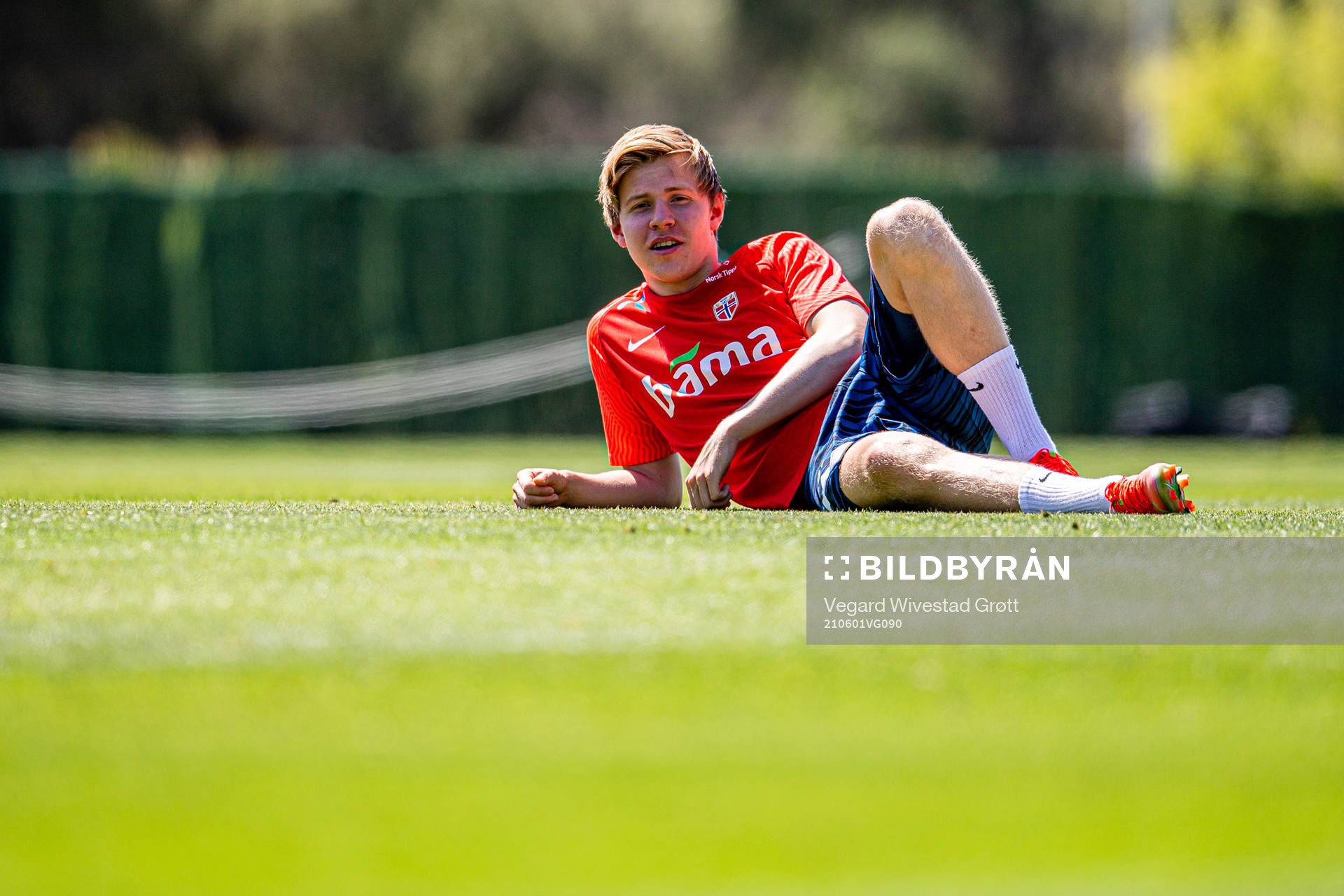Jens Petter Hauge of the Norwegian national football team