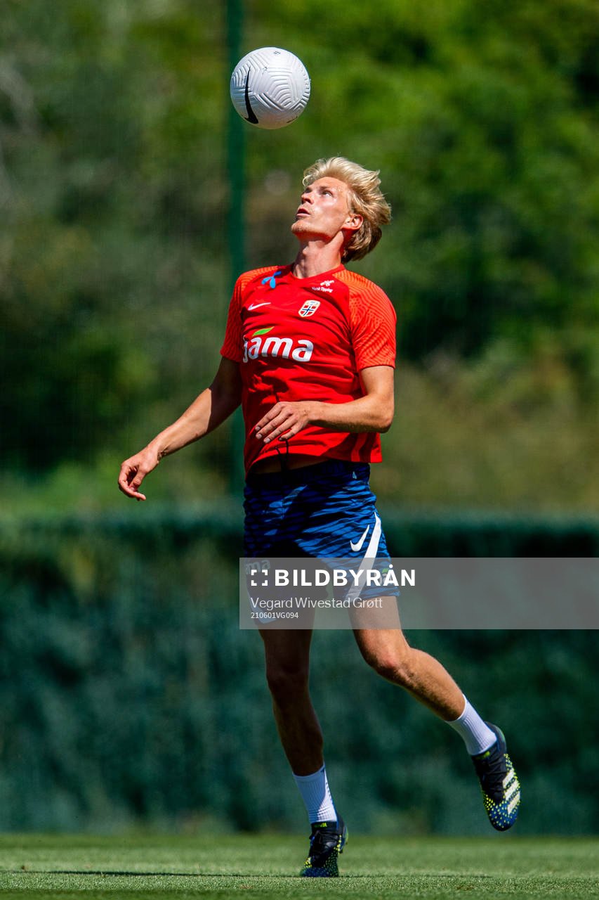 Morten Thorsby of the Norwegian national football team