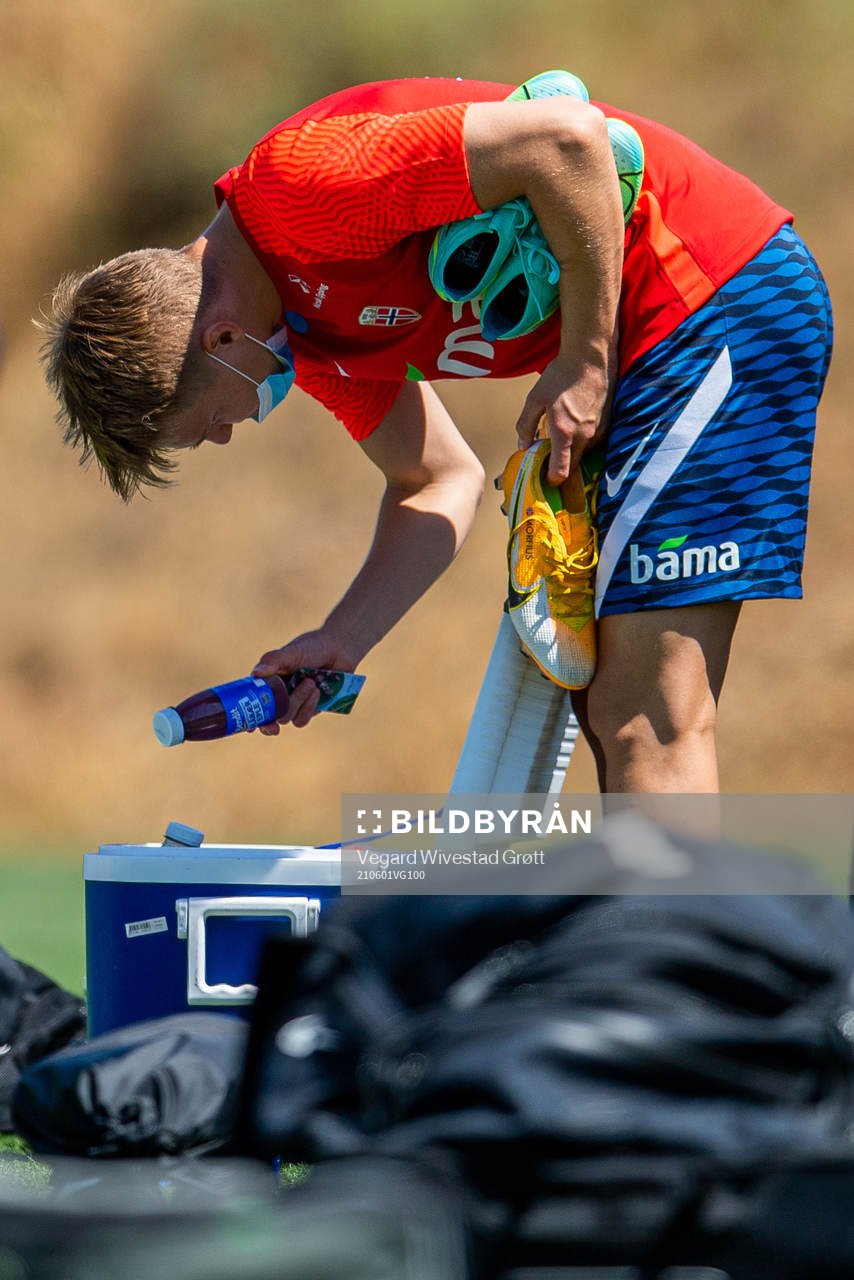 Martin Ødegaard of the Norwegian national football team