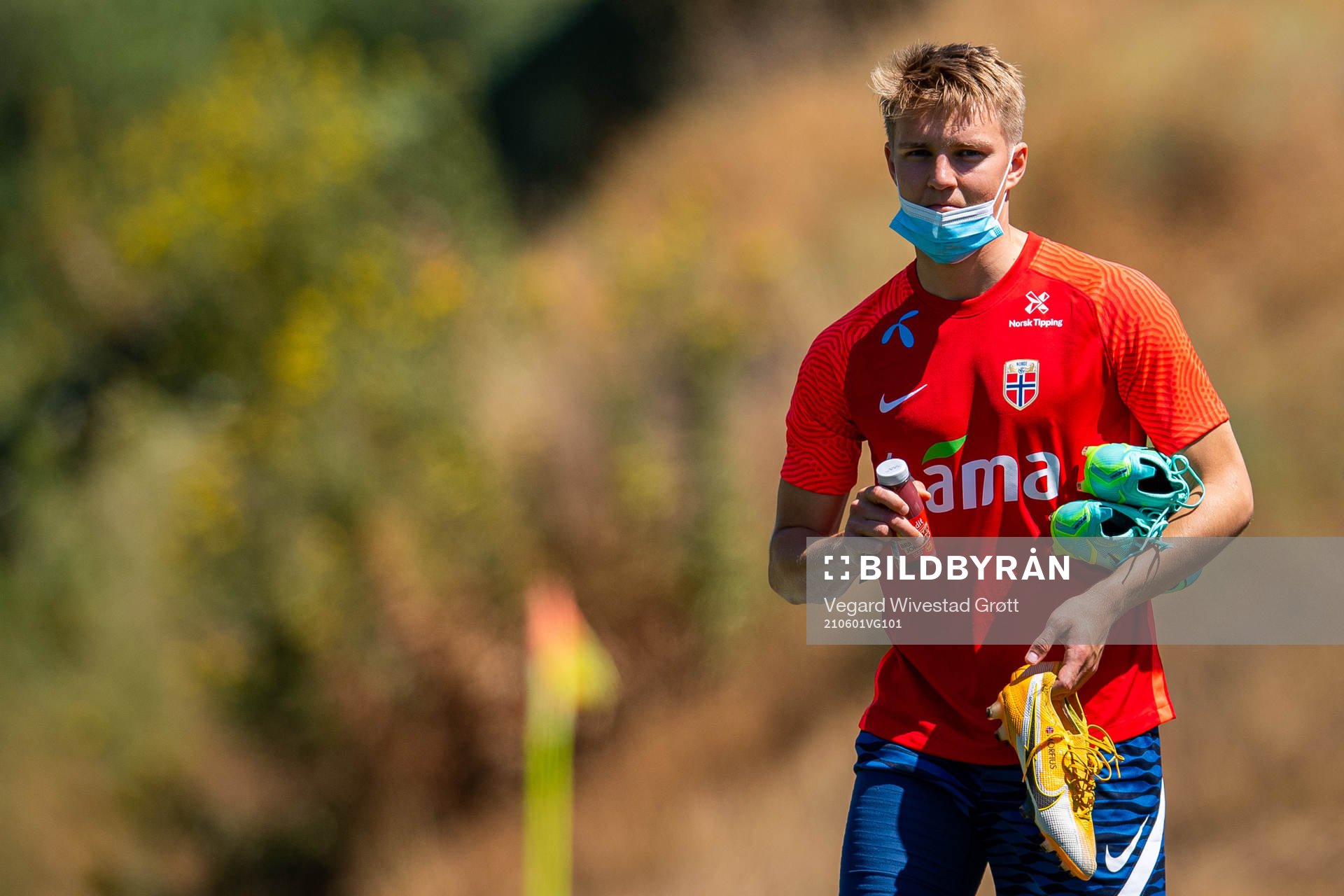 Martin Ødegaard of the Norwegian national football team