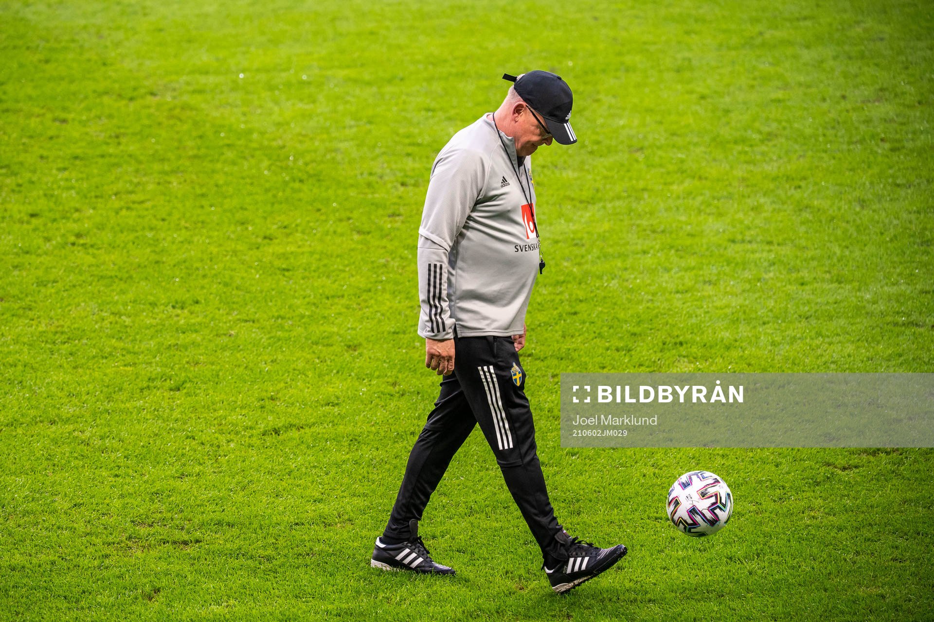 Janne Andersson, head coach of the Swedish national