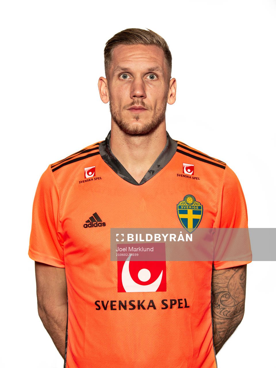 191112 Robin Olsen of the Swedish national football team